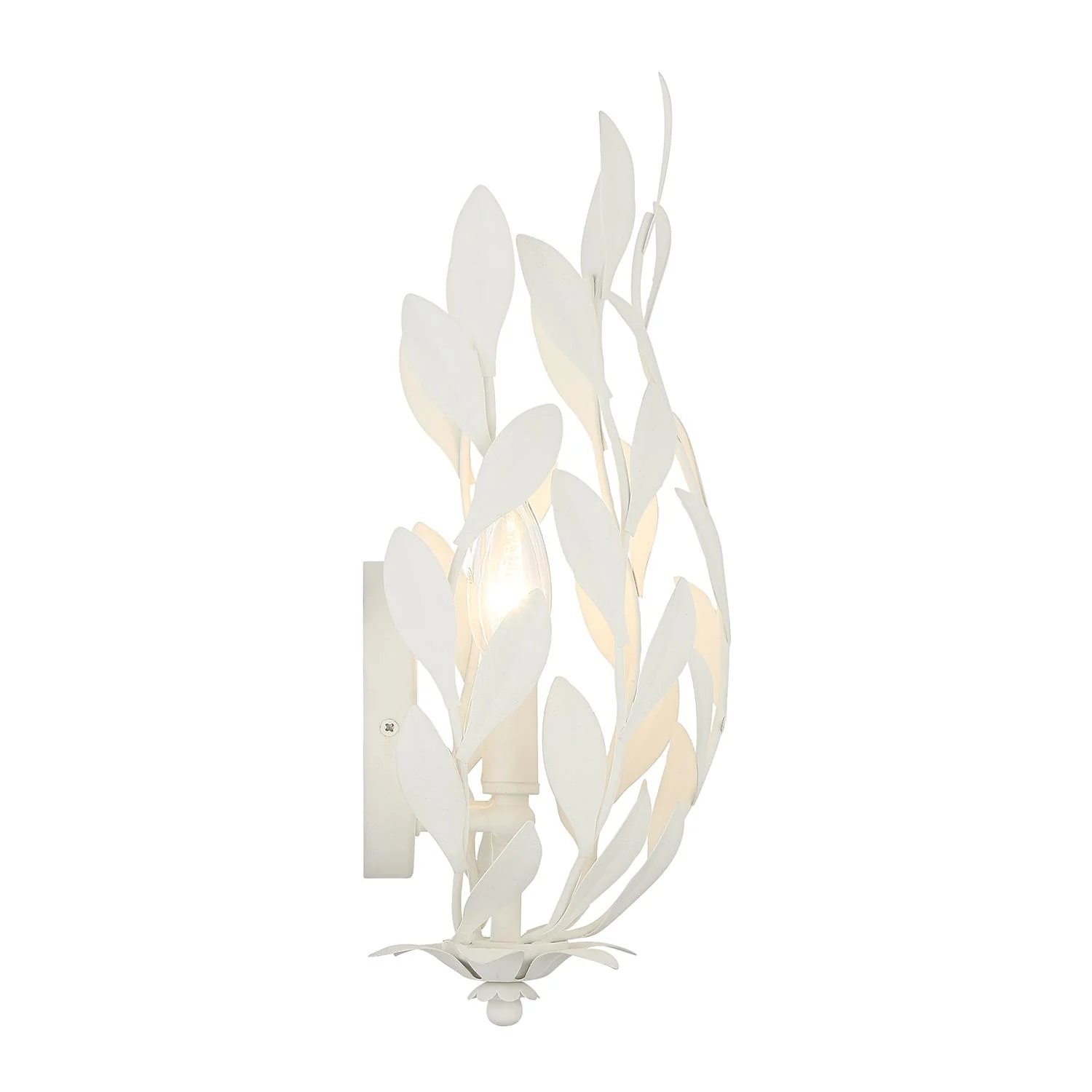 Crystorama Broche 8.25'' Matte White Sconce - Image 4