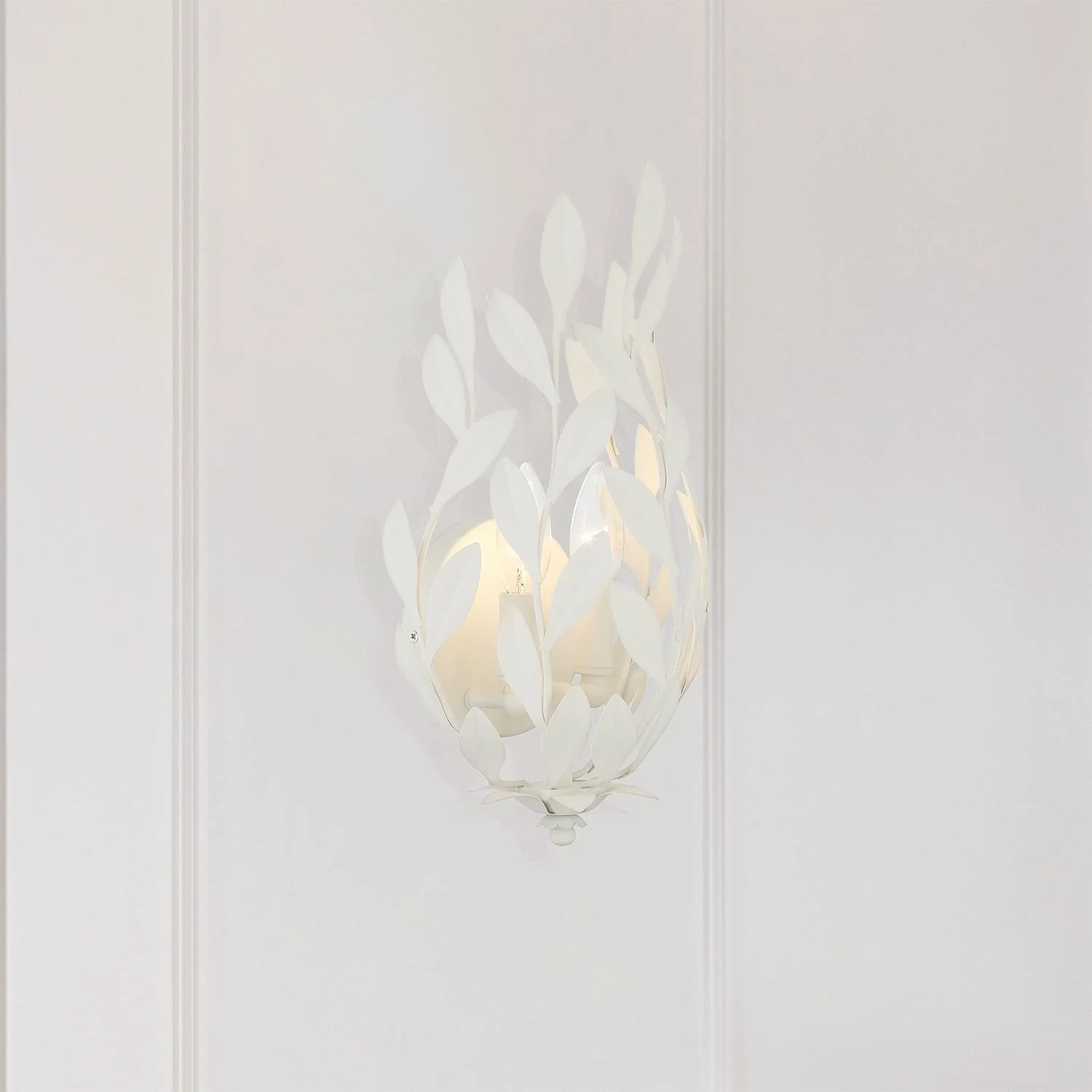 Crystorama Broche 8.25'' Matte White Sconce - Image 6