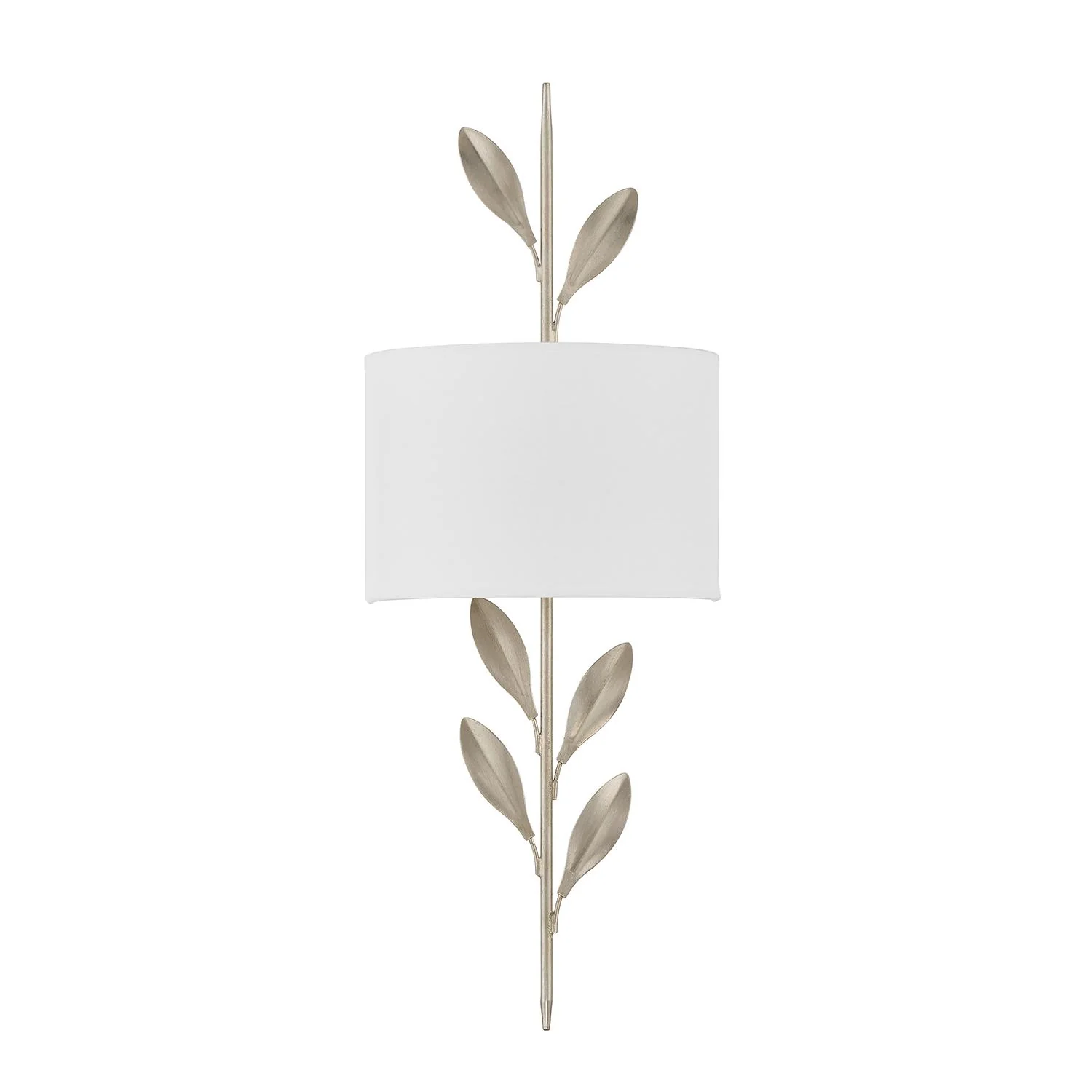 Crystorama Broche 8.5'' Antique Silver Sconce - Image 2