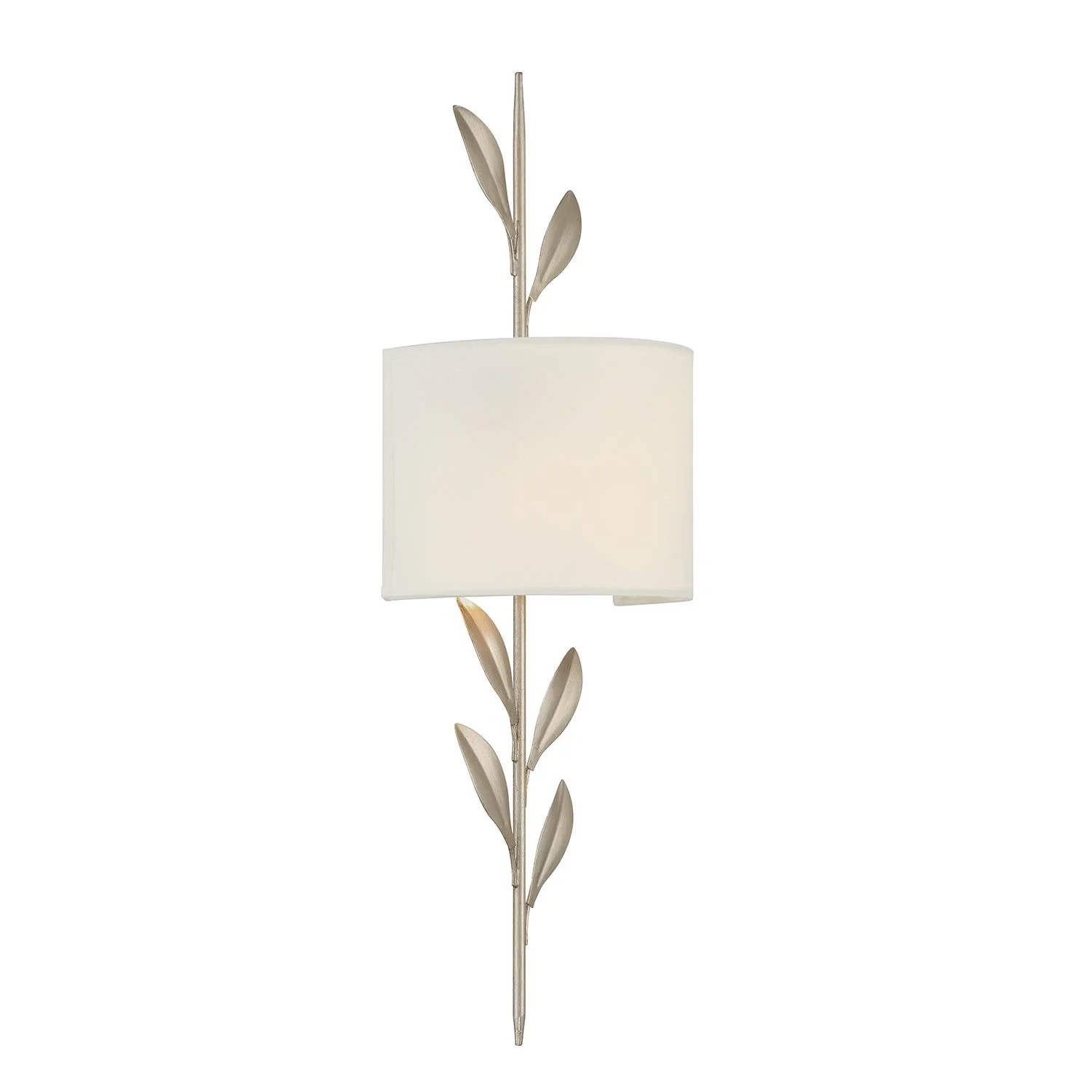 Crystorama Broche 8.5'' Antique Silver Sconce - Image 4