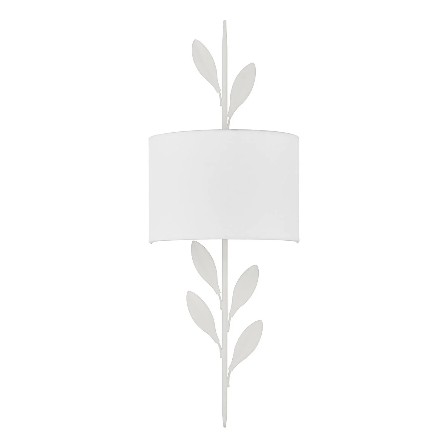 Crystorama Broche 8.5'' Matte White Sconce - Image 3