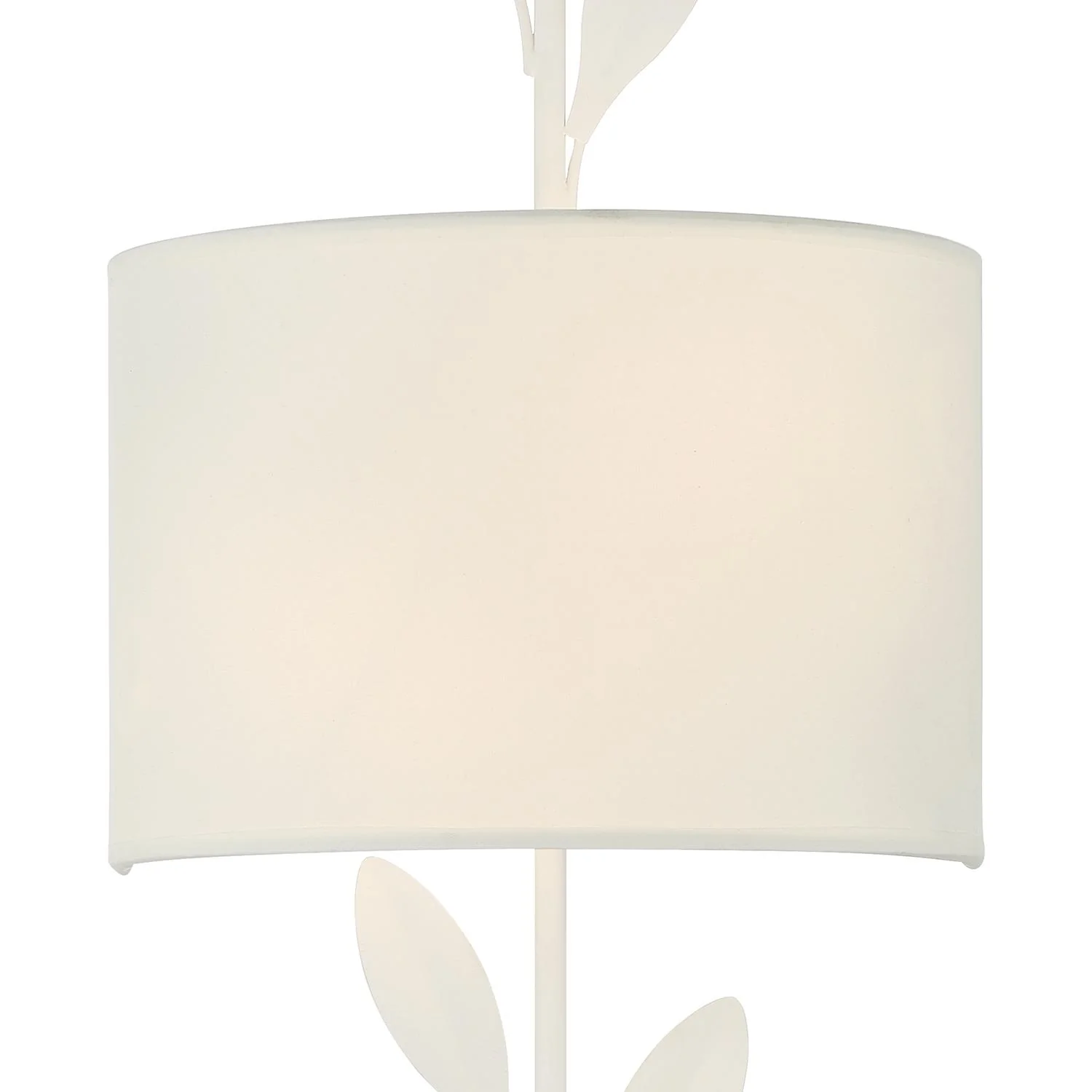 Crystorama Broche 8.5'' Matte White Sconce - Image 5