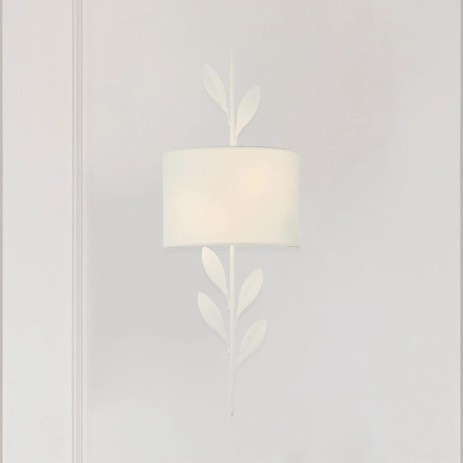 Crystorama Broche 8.5'' Matte White Sconce - Image 6