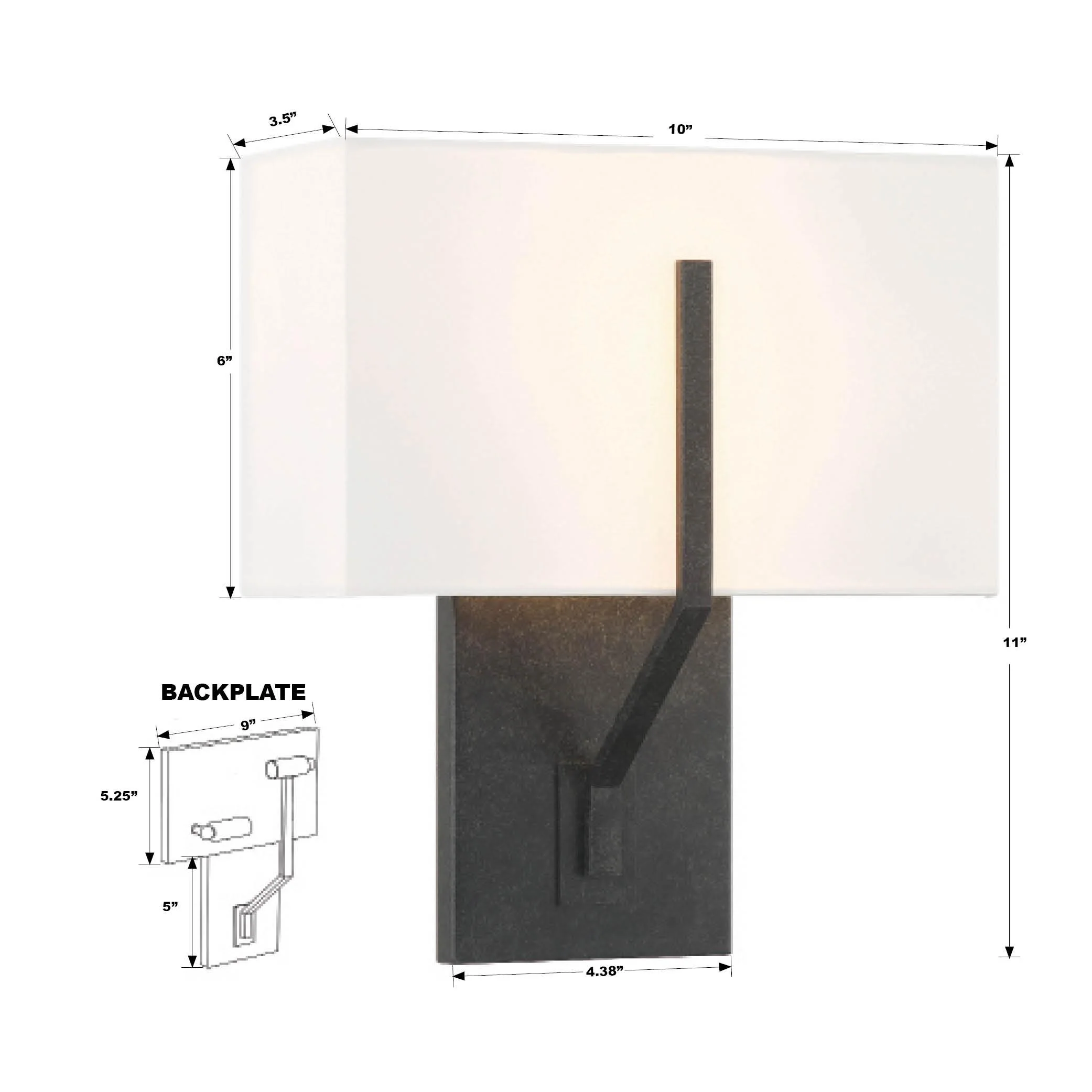 Crystorama Carlyn 10'' Black Sconce - Image 4