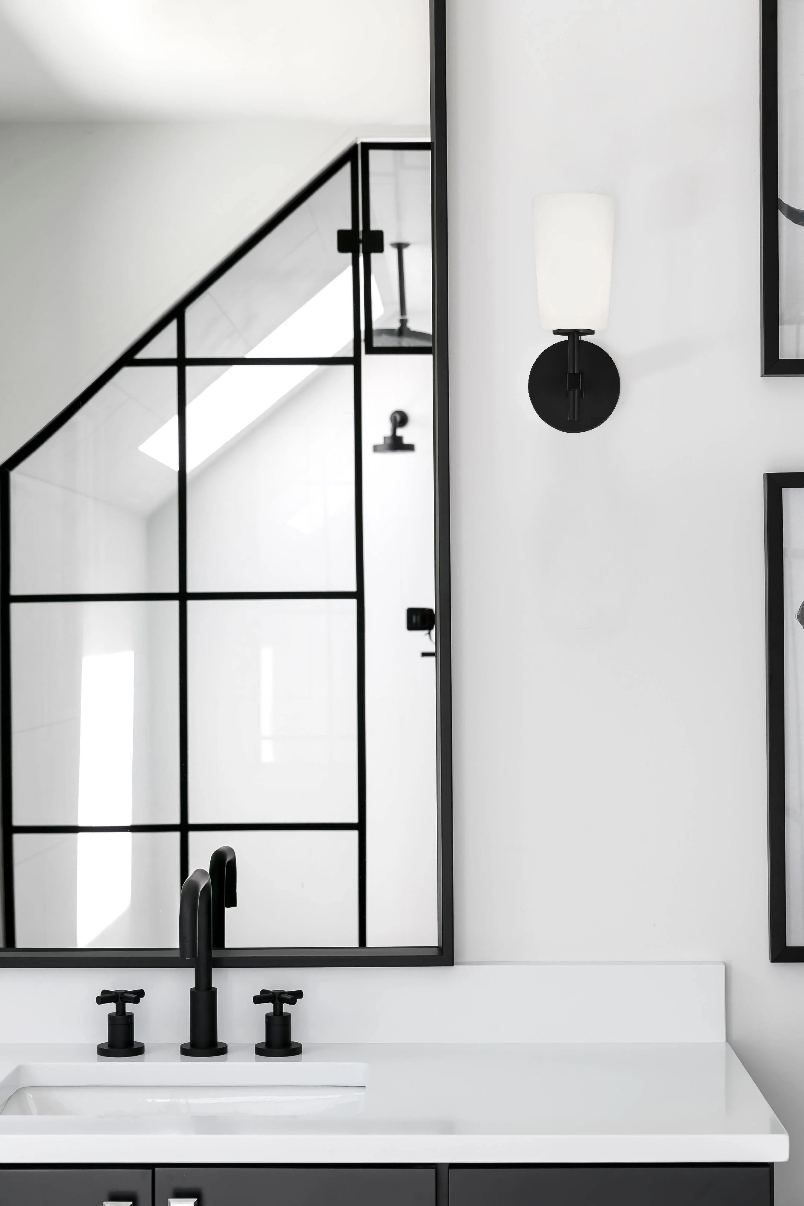 Crystorama Colton 5.5'' Black Sconce - Image 3