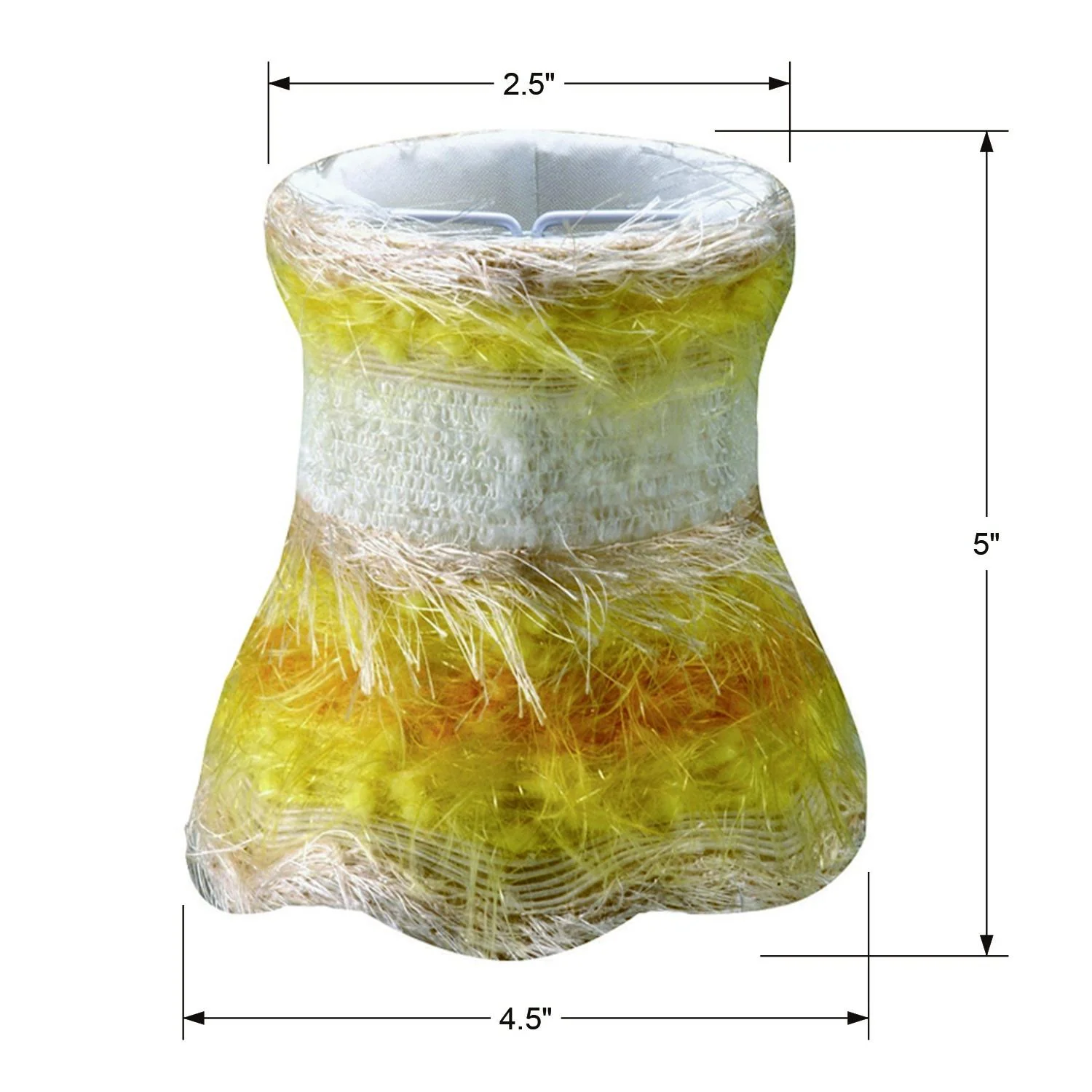 Crystorama Crystorama 5" Yellow Mini Shade - Image 2