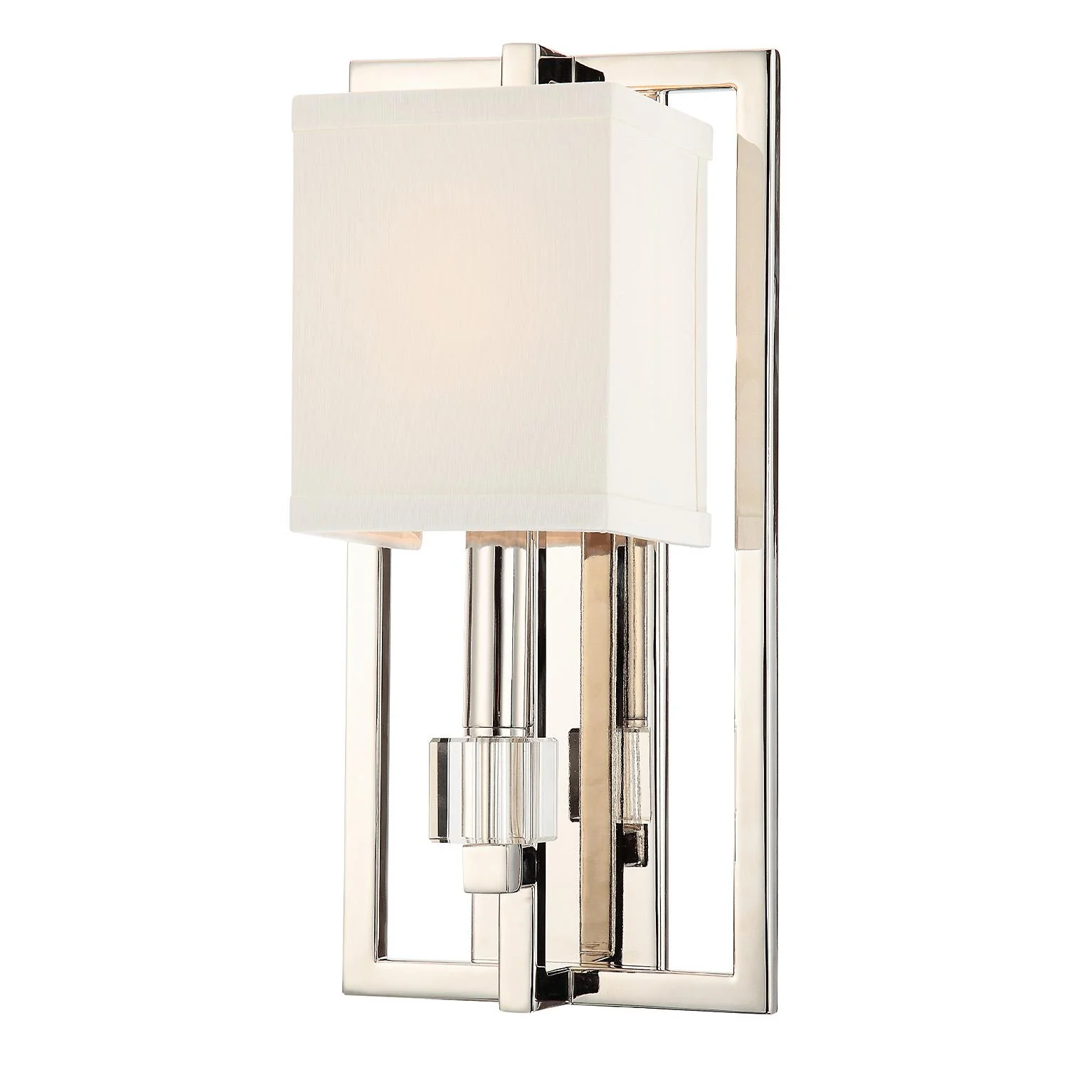 Crystorama Dixon 7'' Polished Nickel Sconce - Image 4