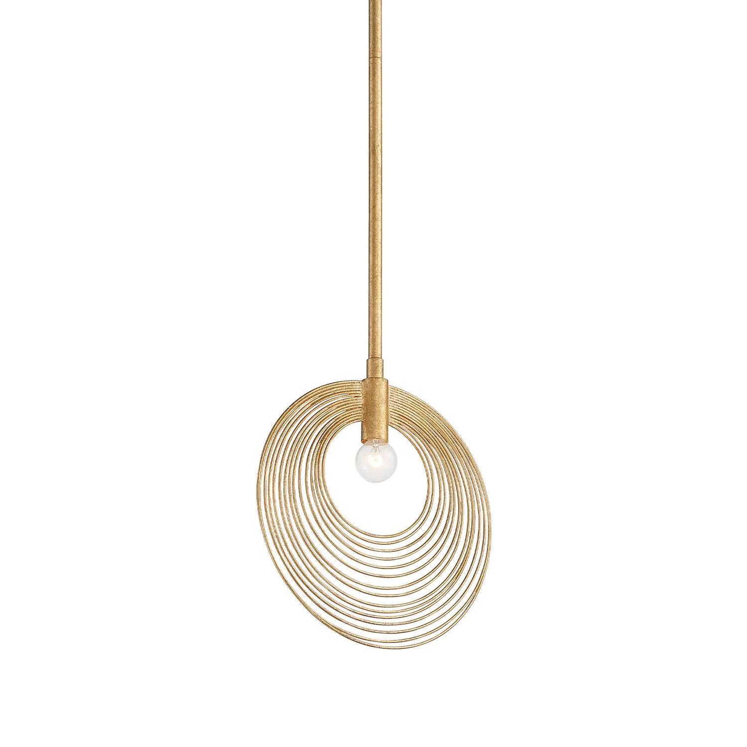 Crystorama Doral 10'' Renaissance Gold Pendant - Image 3