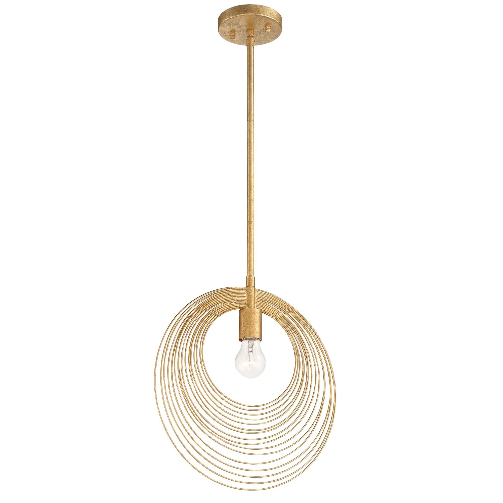 Crystorama Doral 14'' Renaissance Gold Pendant - Image 2