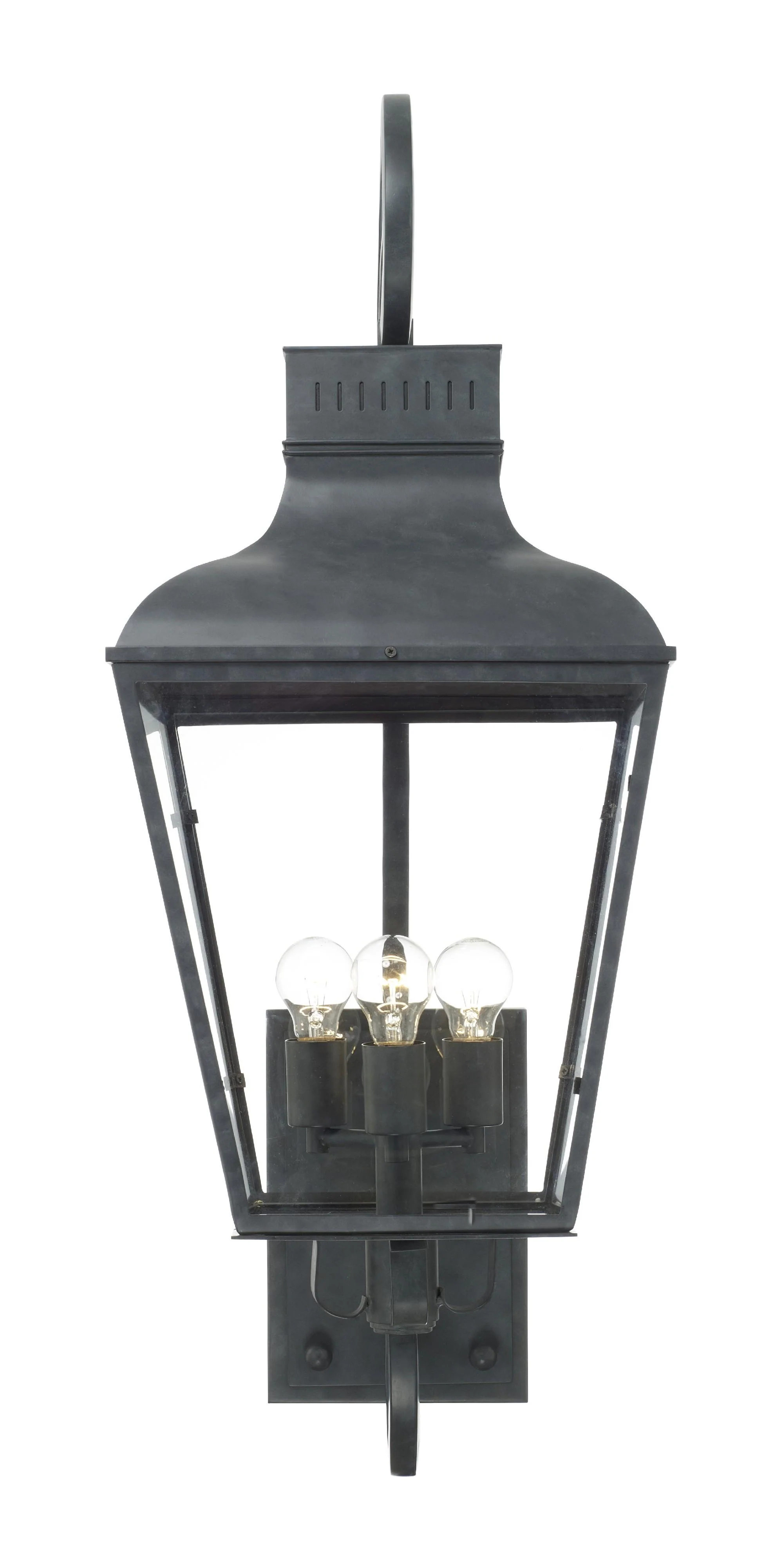 Crystorama Dumont 12'' Graphite Outdoor Sconce - Image 3
