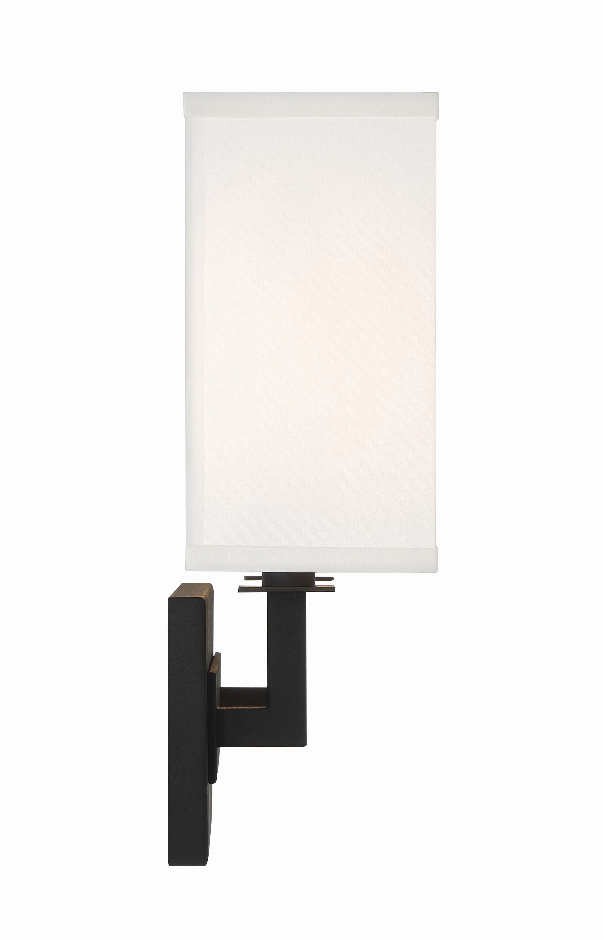 Crystorama Durham 12.75'' Black Forged Sconce - Image 4