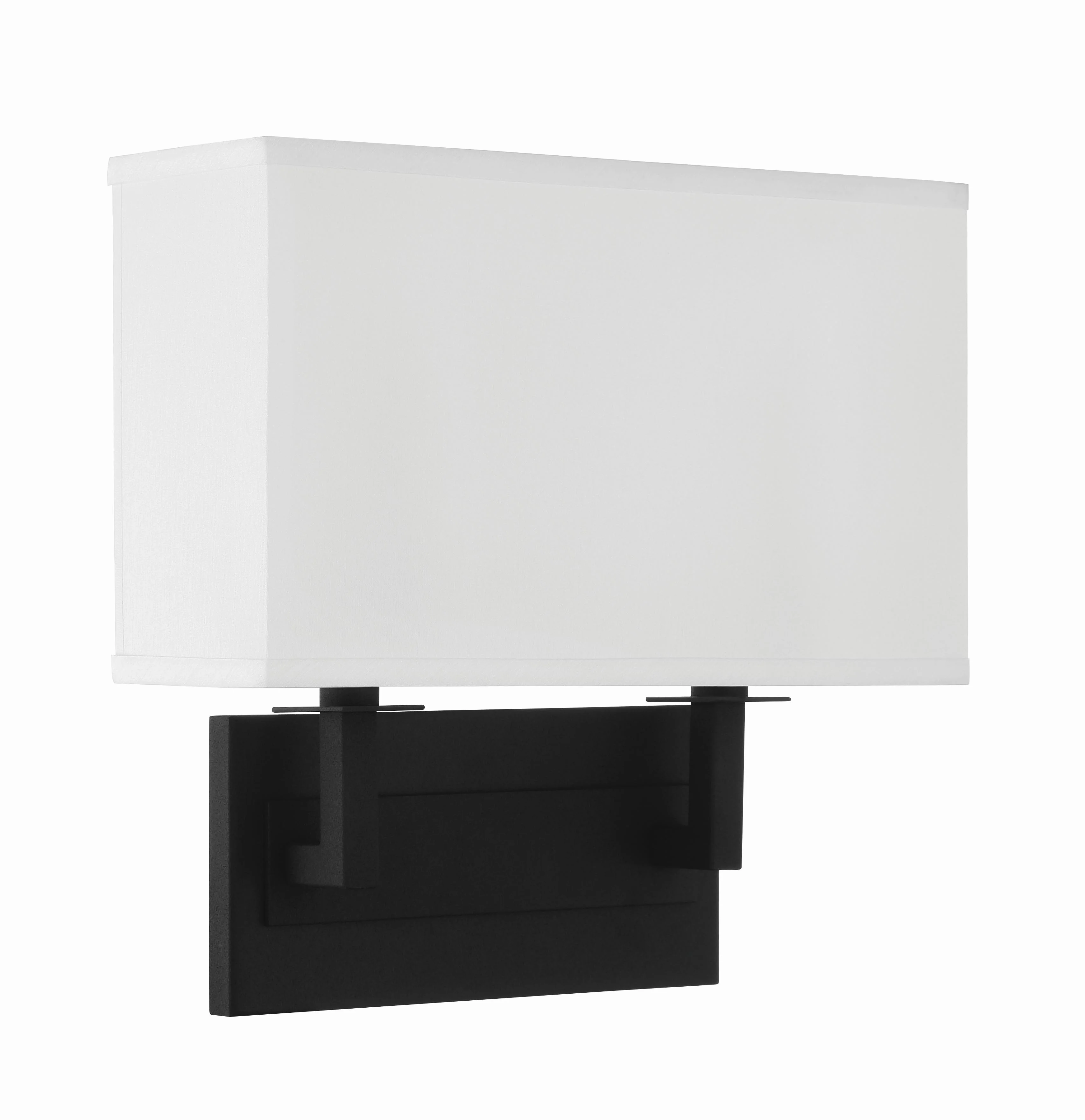 Crystorama Durham 12.75'' Black Forged Sconce - Image 5