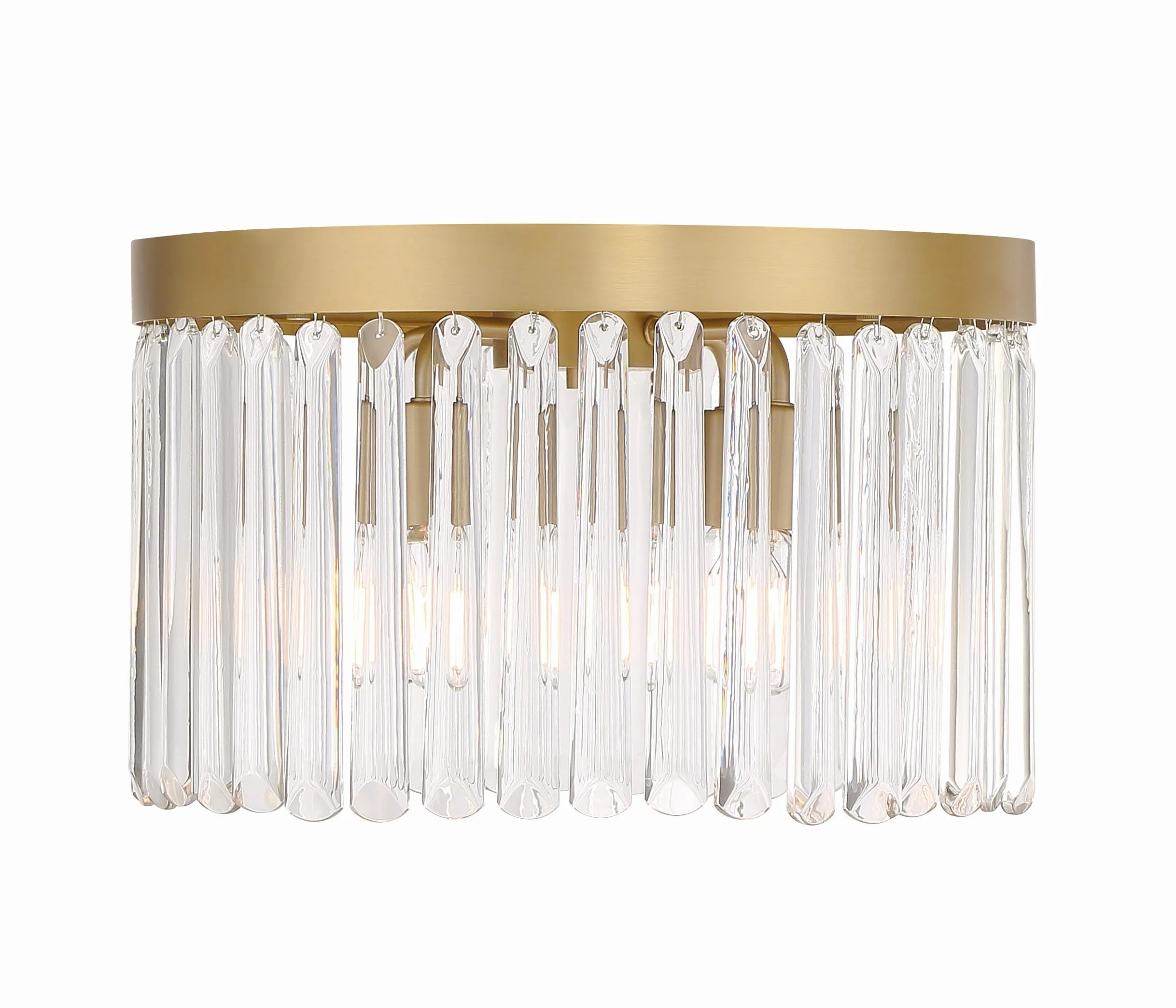 Crystorama Emory 15'' Modern Gold Flush Mount - Image 3