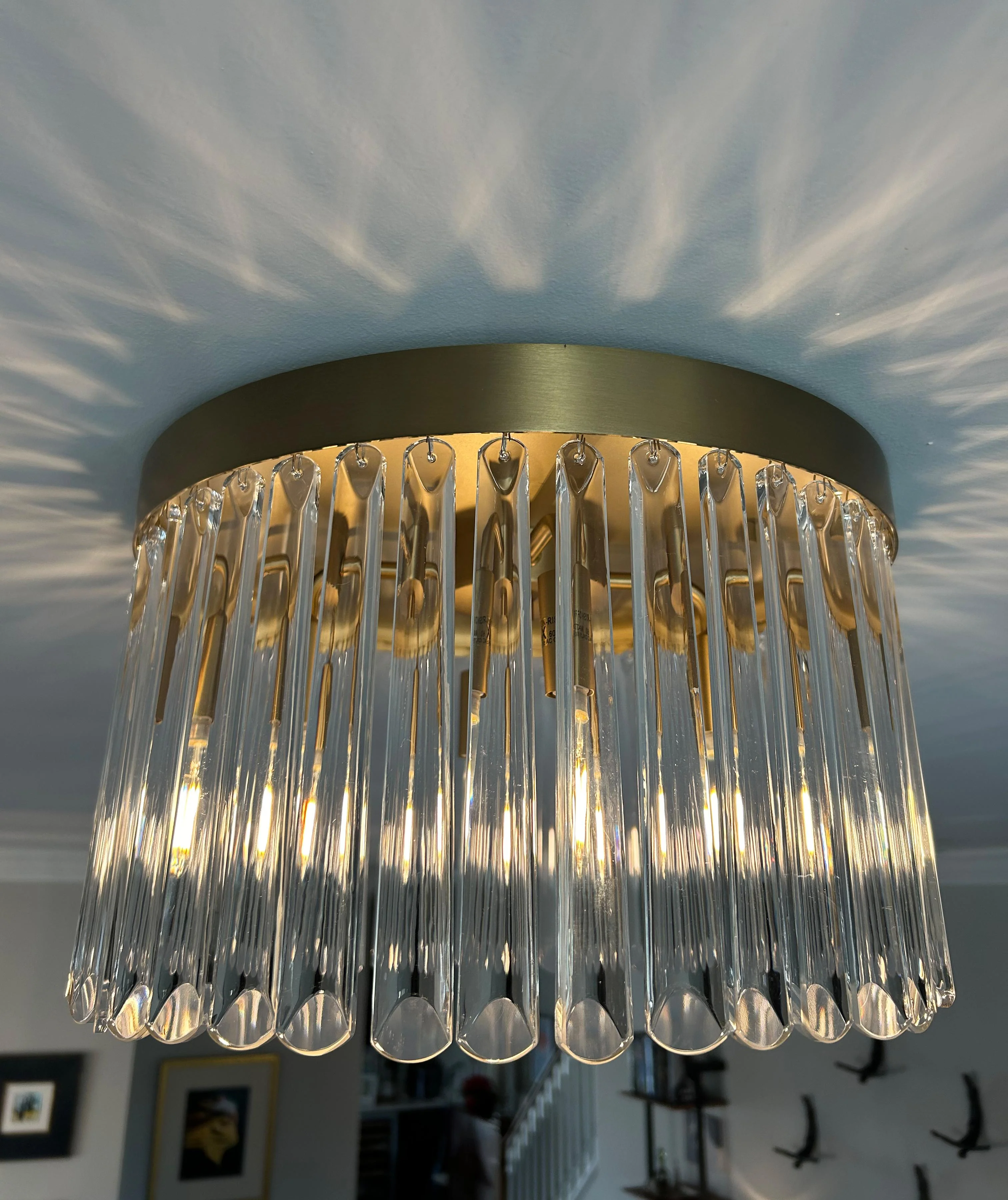 Crystorama Emory 15'' Modern Gold Flush Mount - Image 6
