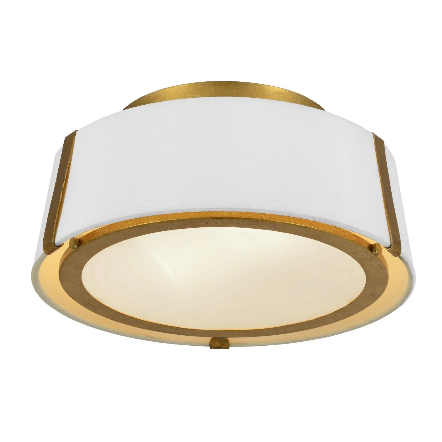 Crystorama Fulton 12'' Antique Gold Semi Flush Mount - Image 2