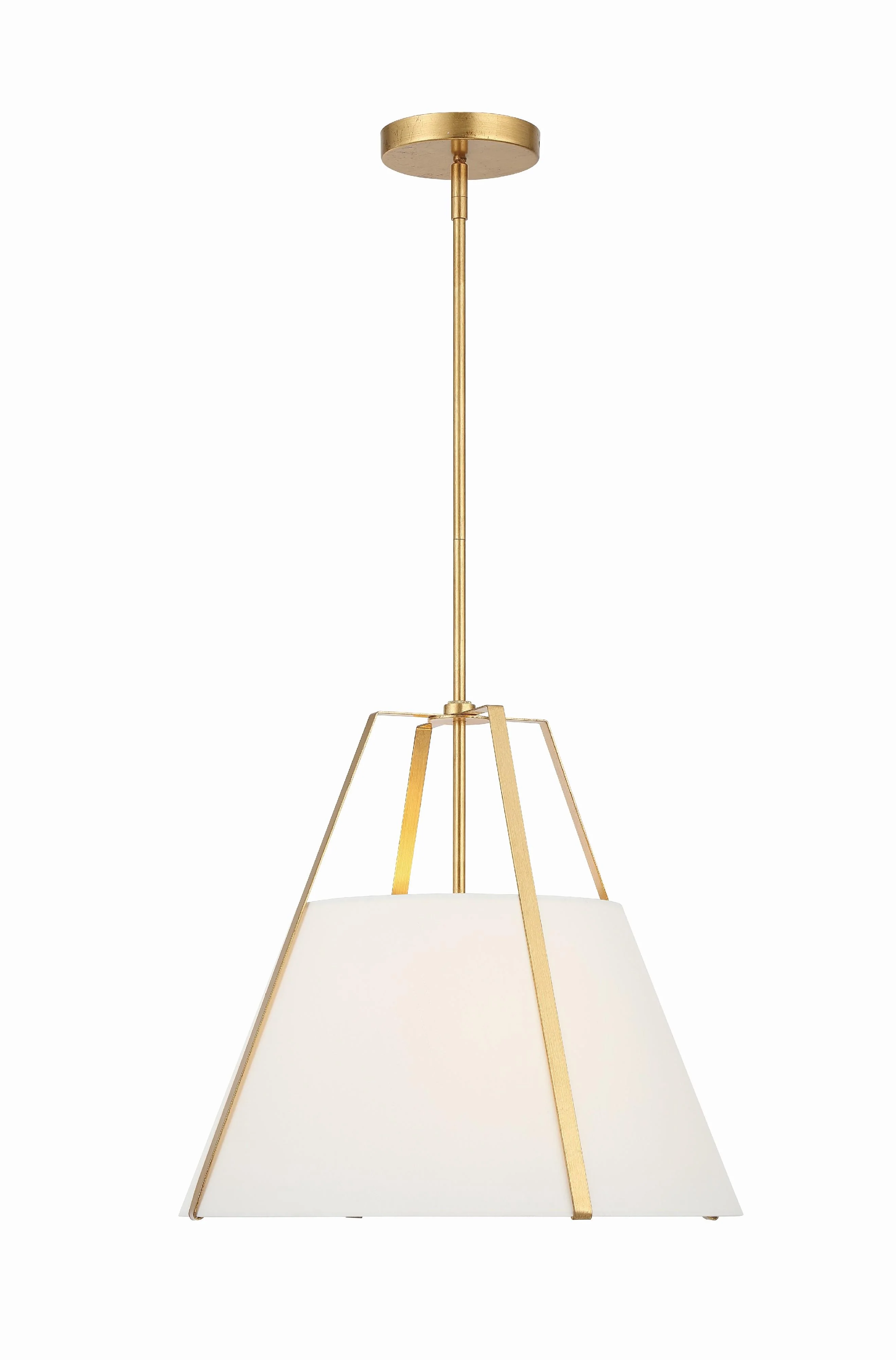 Crystorama Fulton 20'' Antique Gold Pendant - Image 2