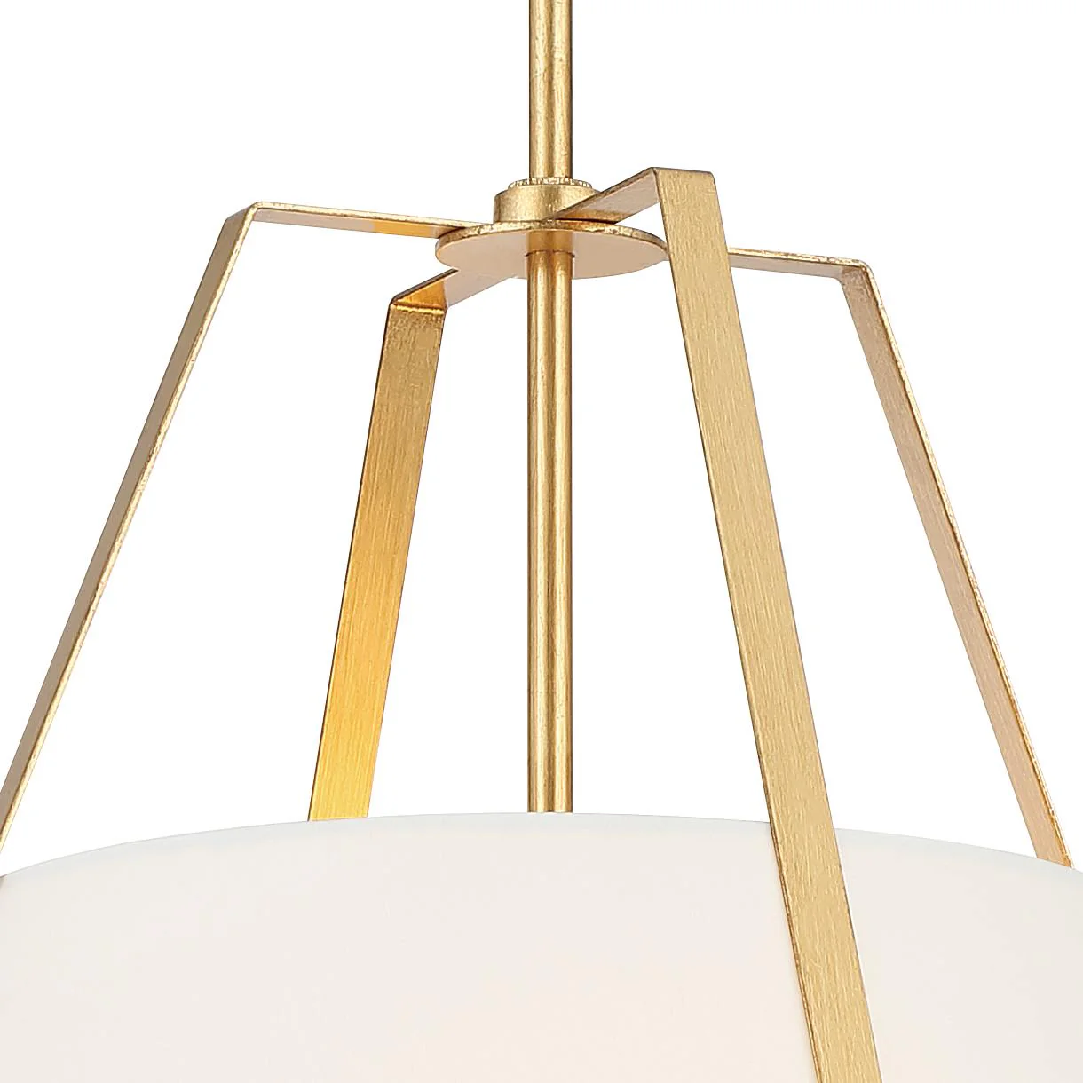 Crystorama Fulton 20'' Antique Gold Pendant - Image 4