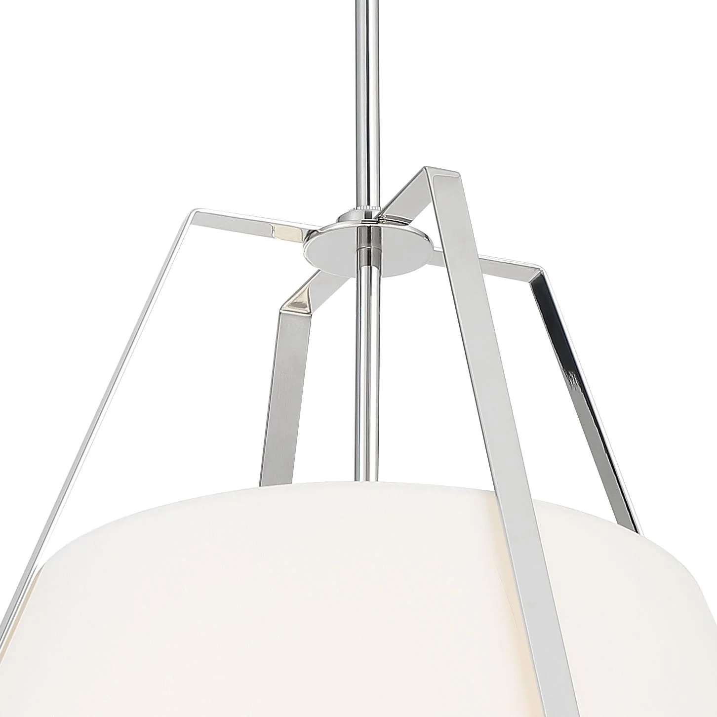 Crystorama Fulton 20'' Polished Nickel Pendant - Image 4