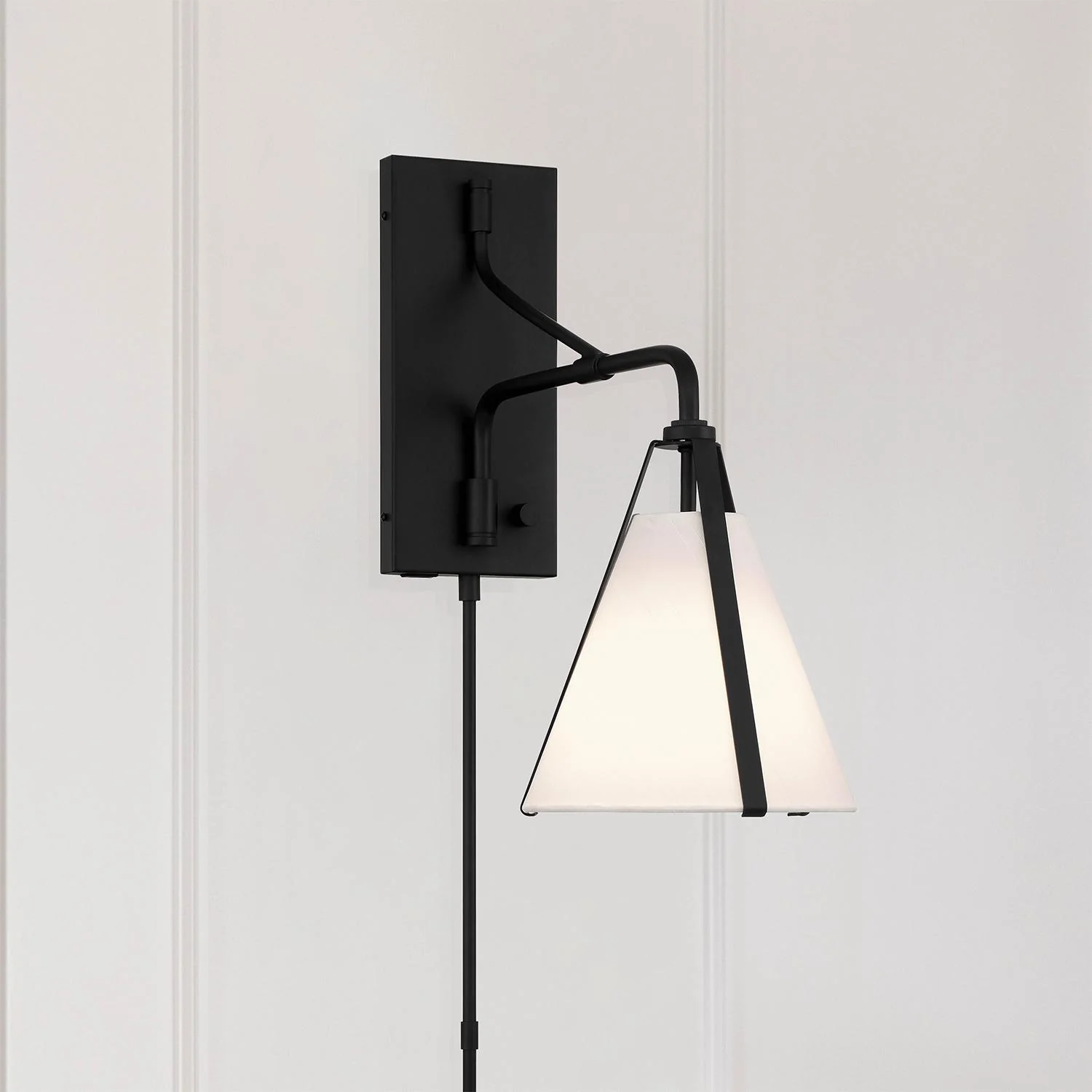 Crystorama Fulton 8'' Black Task Sconce - Image 8