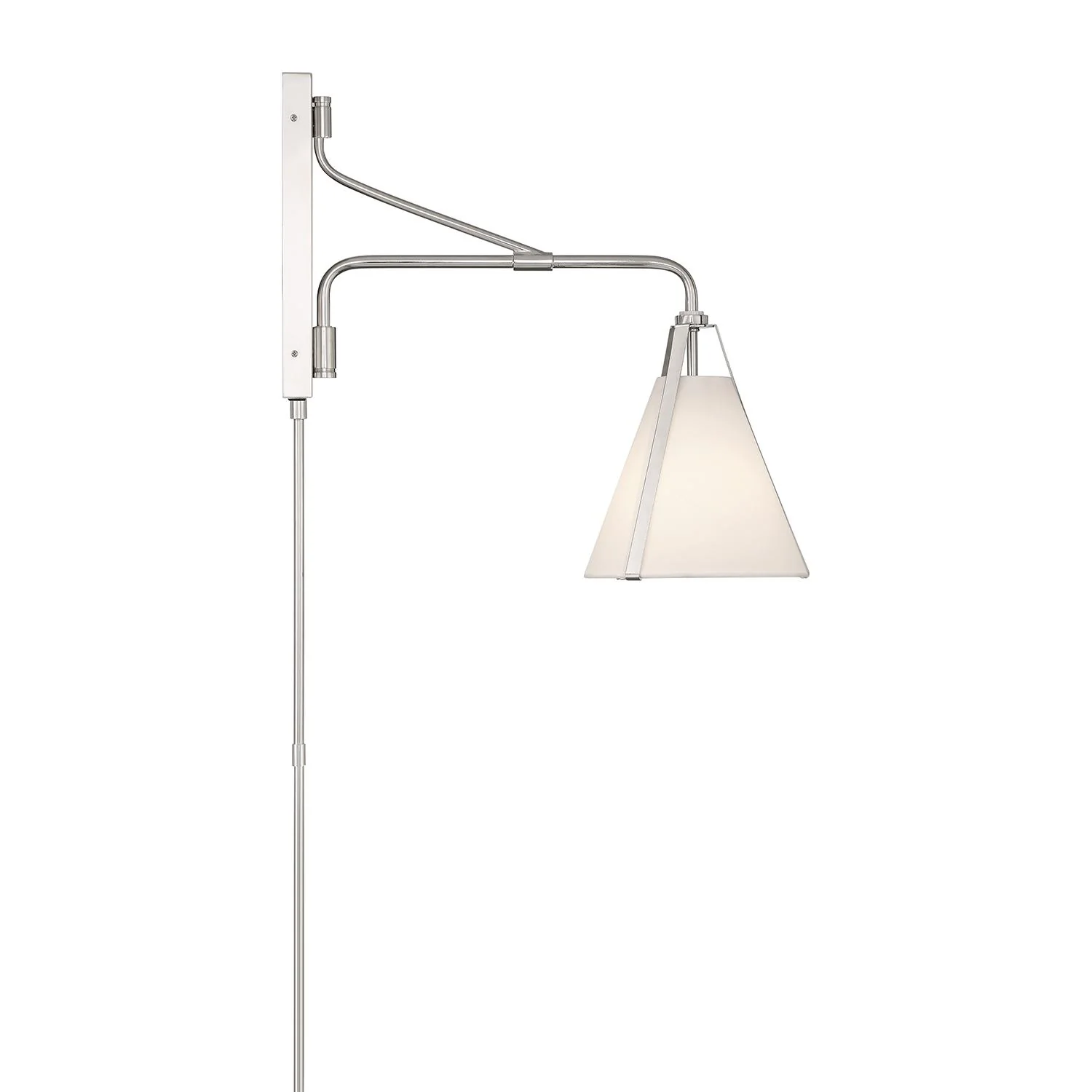 Crystorama Fulton 8'' Polished Nickel Task Sconce - Image 5