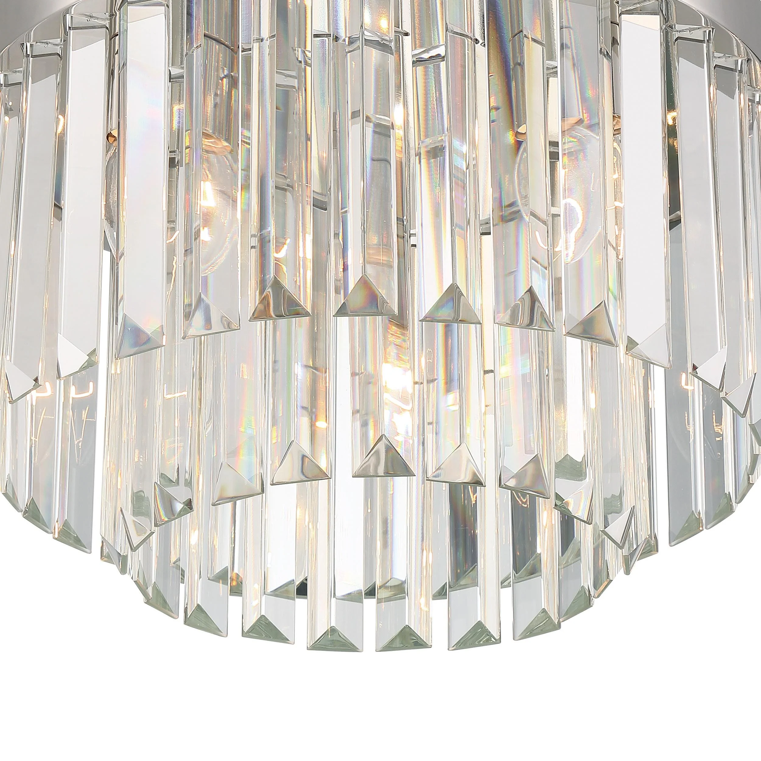 Crystorama Hayes 16'' Polished Nickel Flush Mount - Image 5