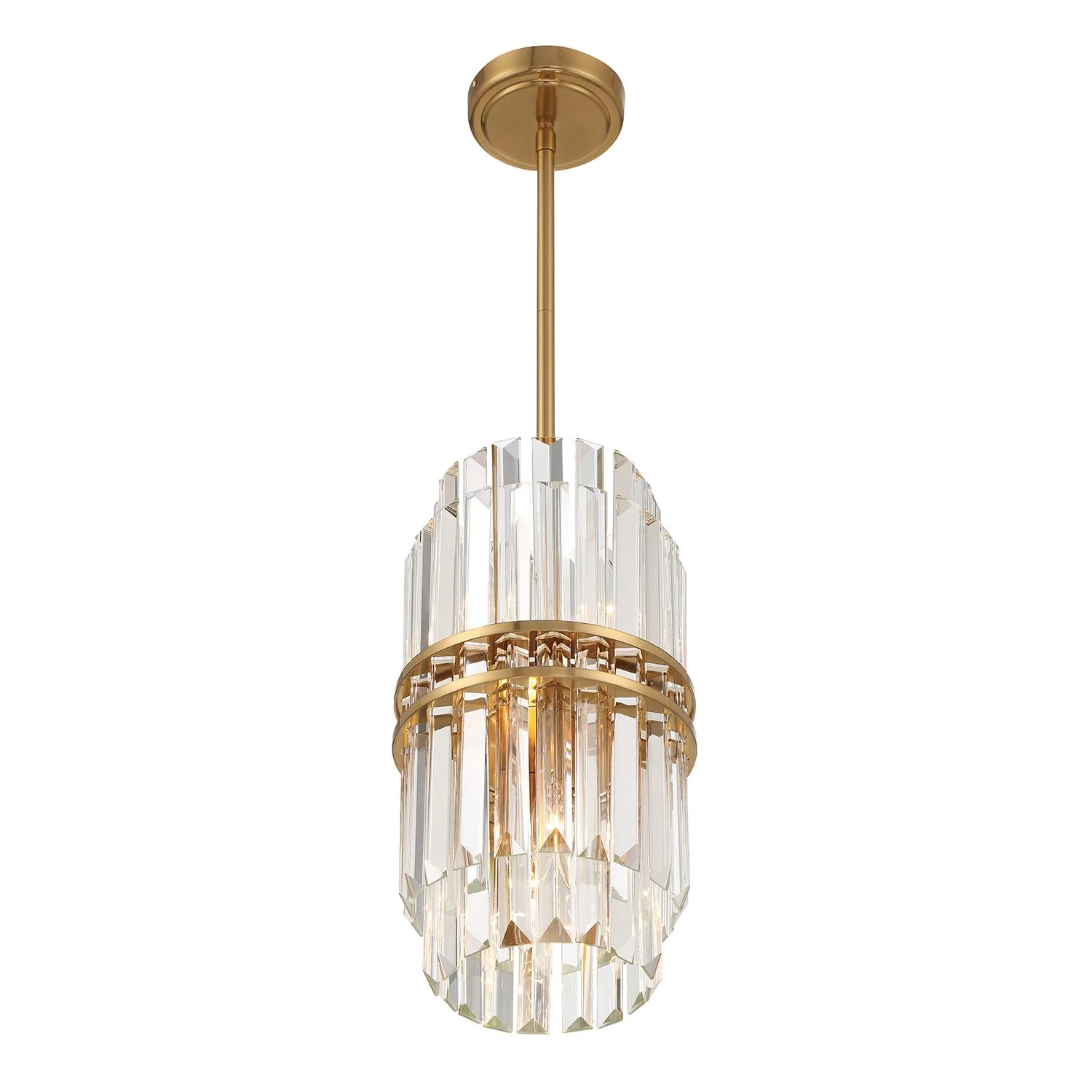 Crystorama Hayes 8'' Aged Brass Chandelier - Image 3