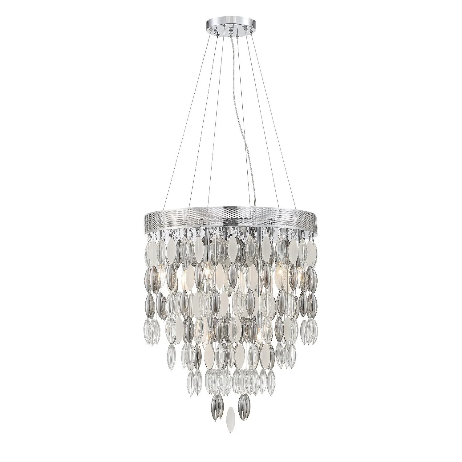 Crystorama Hudson 22'' Polished Chrome Chandelier