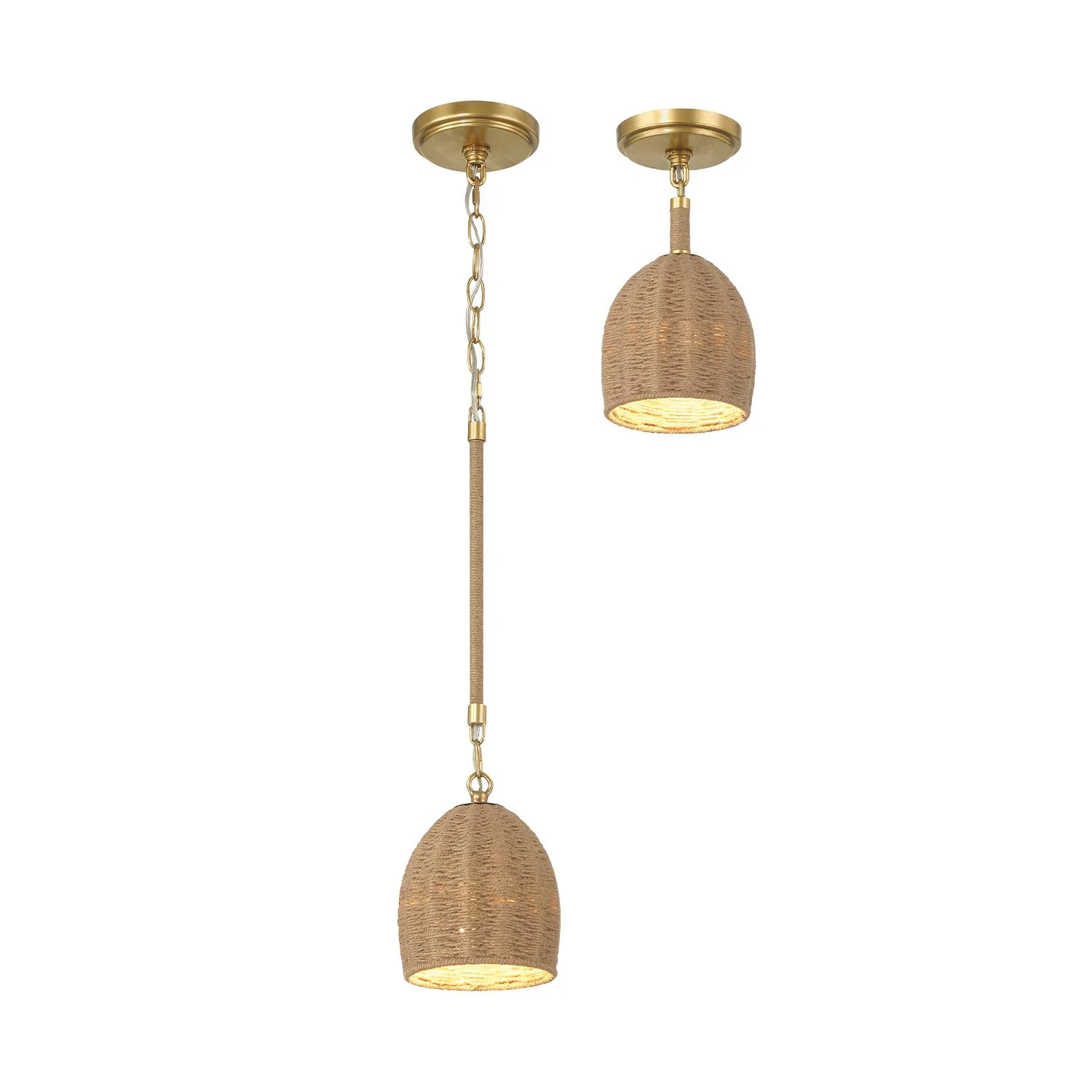 Crystorama Jace 6'' Led Soft Gold Pendant - Image 6