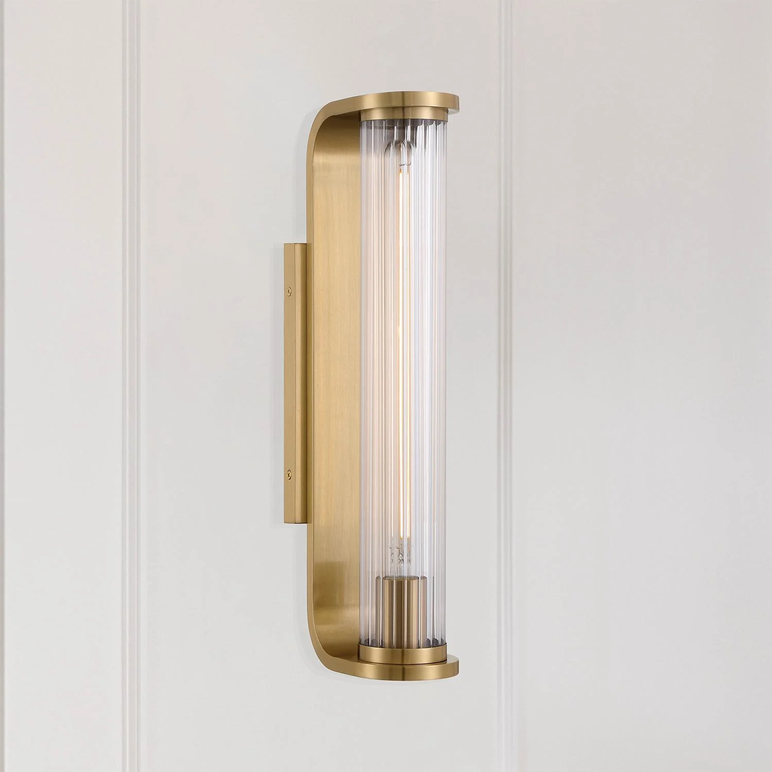 Crystorama Jarvis 4.25'' Led Aged Brass Sconce - Image 4