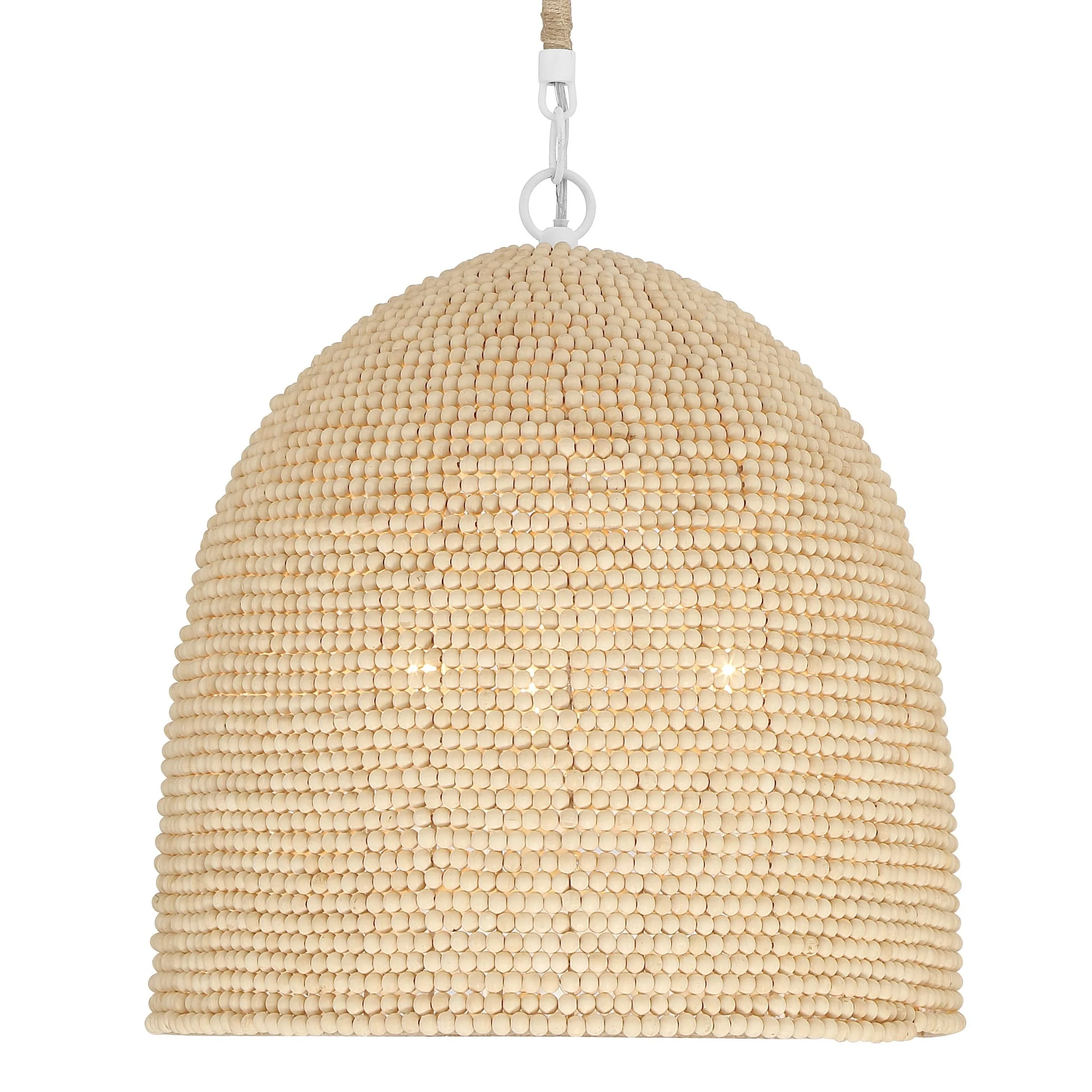 Crystorama Jasper 16'' Matte White Pendant - Image 7