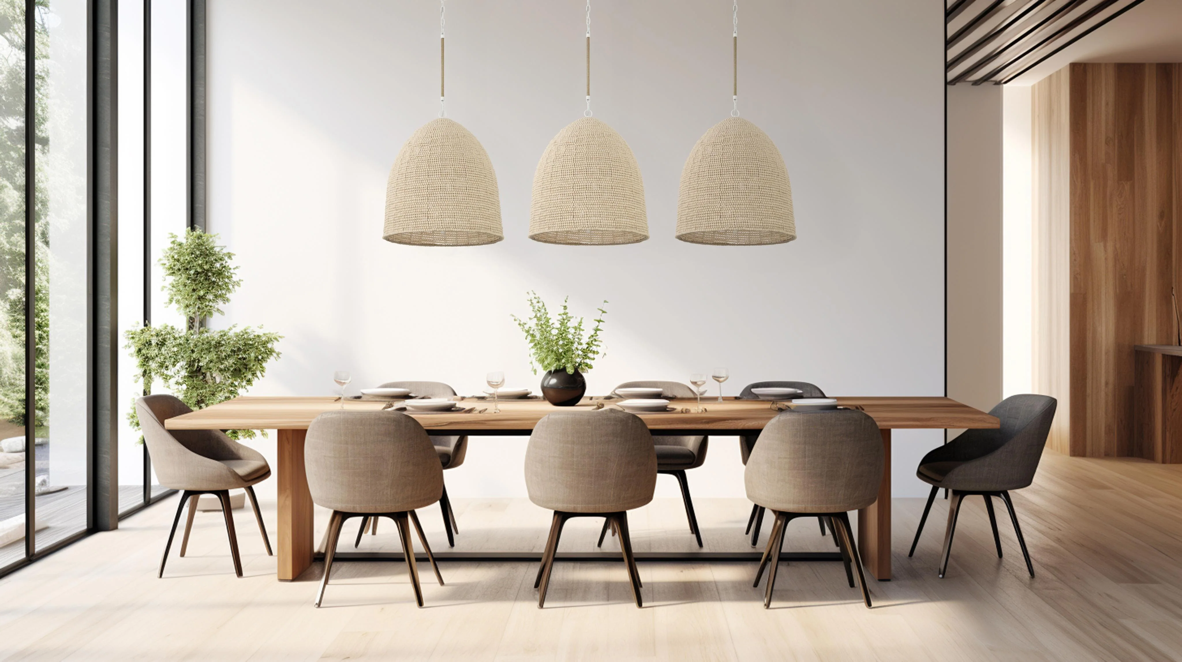 Crystorama Jasper 20'' Matte White Pendant - Image 5
