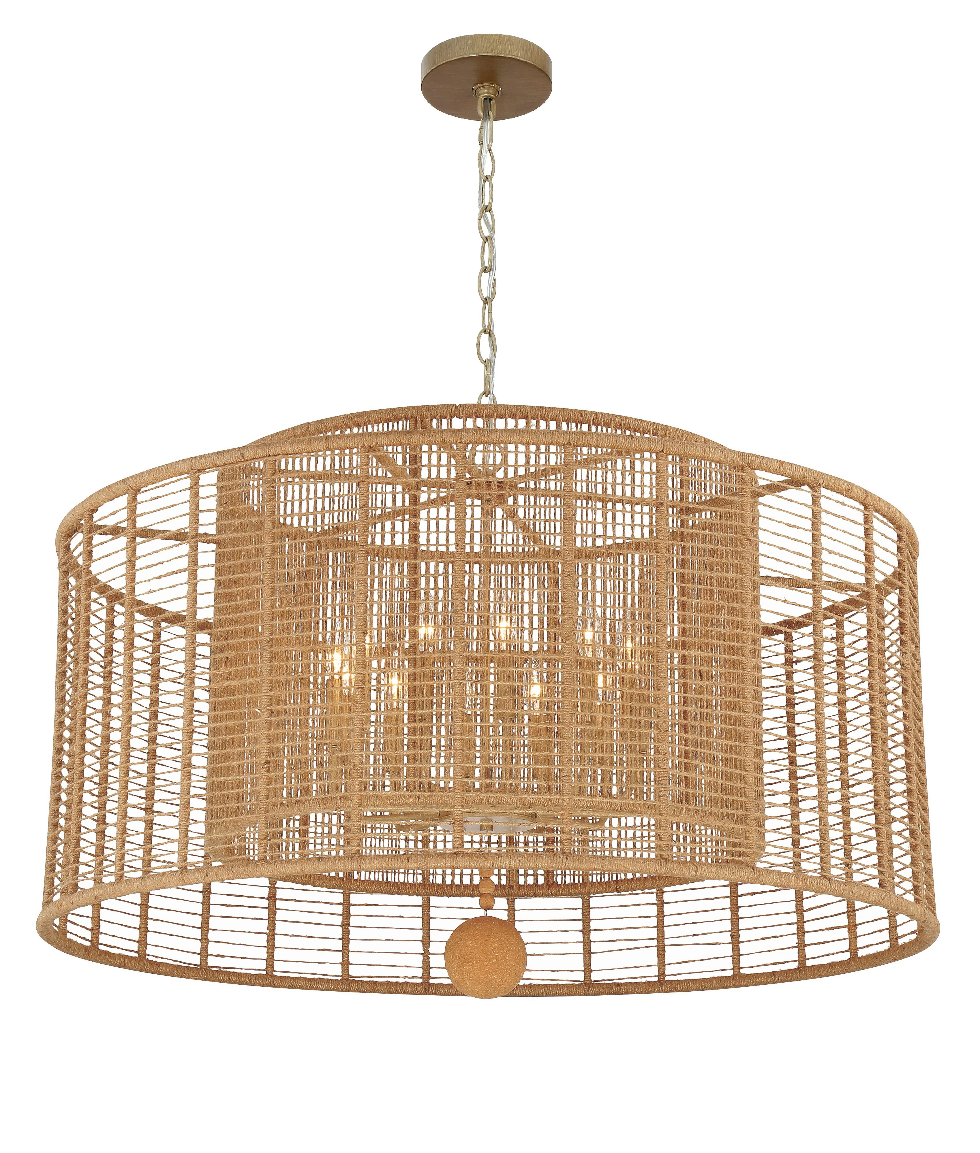 Crystorama Jayna 42.75'' Burnished Silver Chandelier