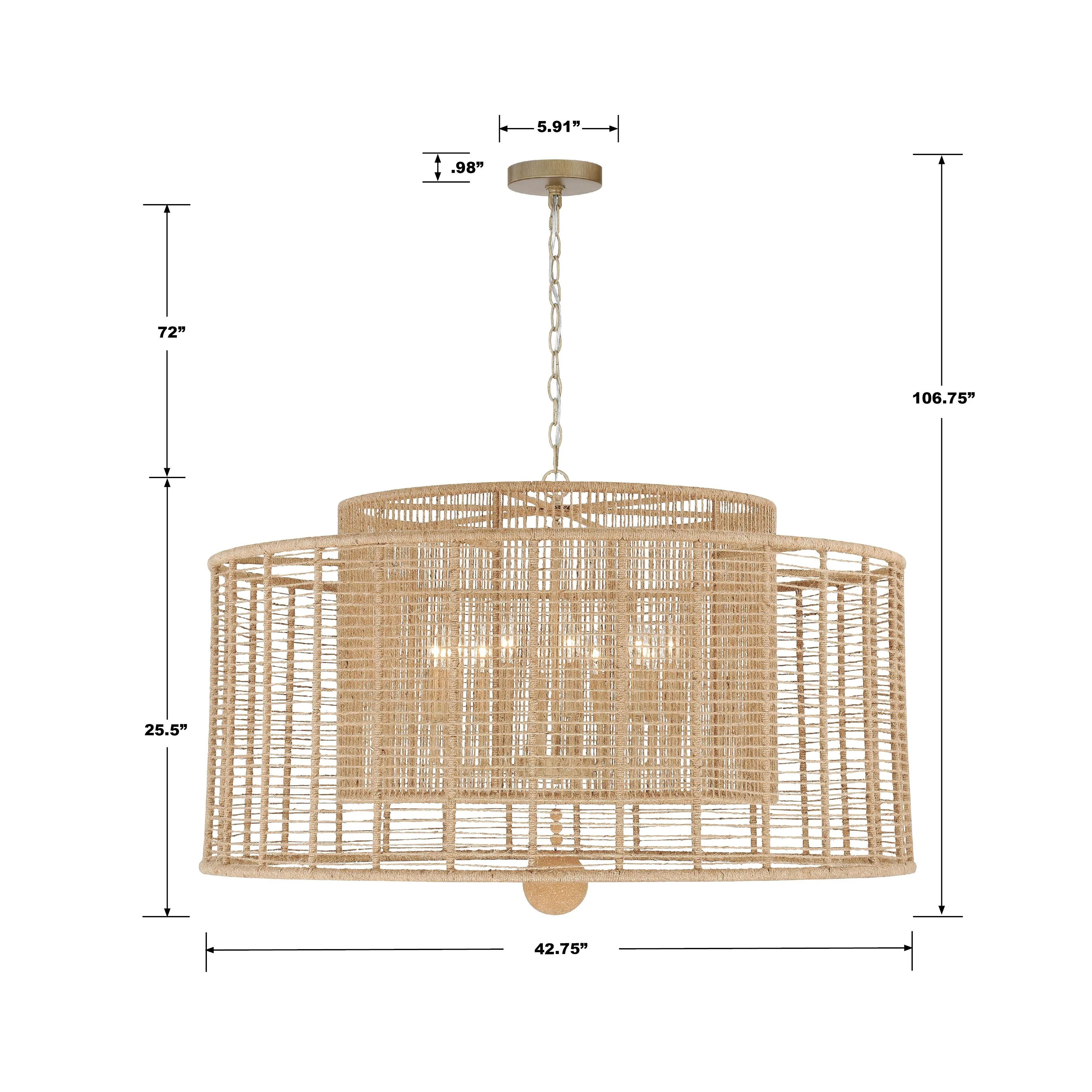 Crystorama Jayna 42.75'' Burnished Silver Chandelier - Image 3