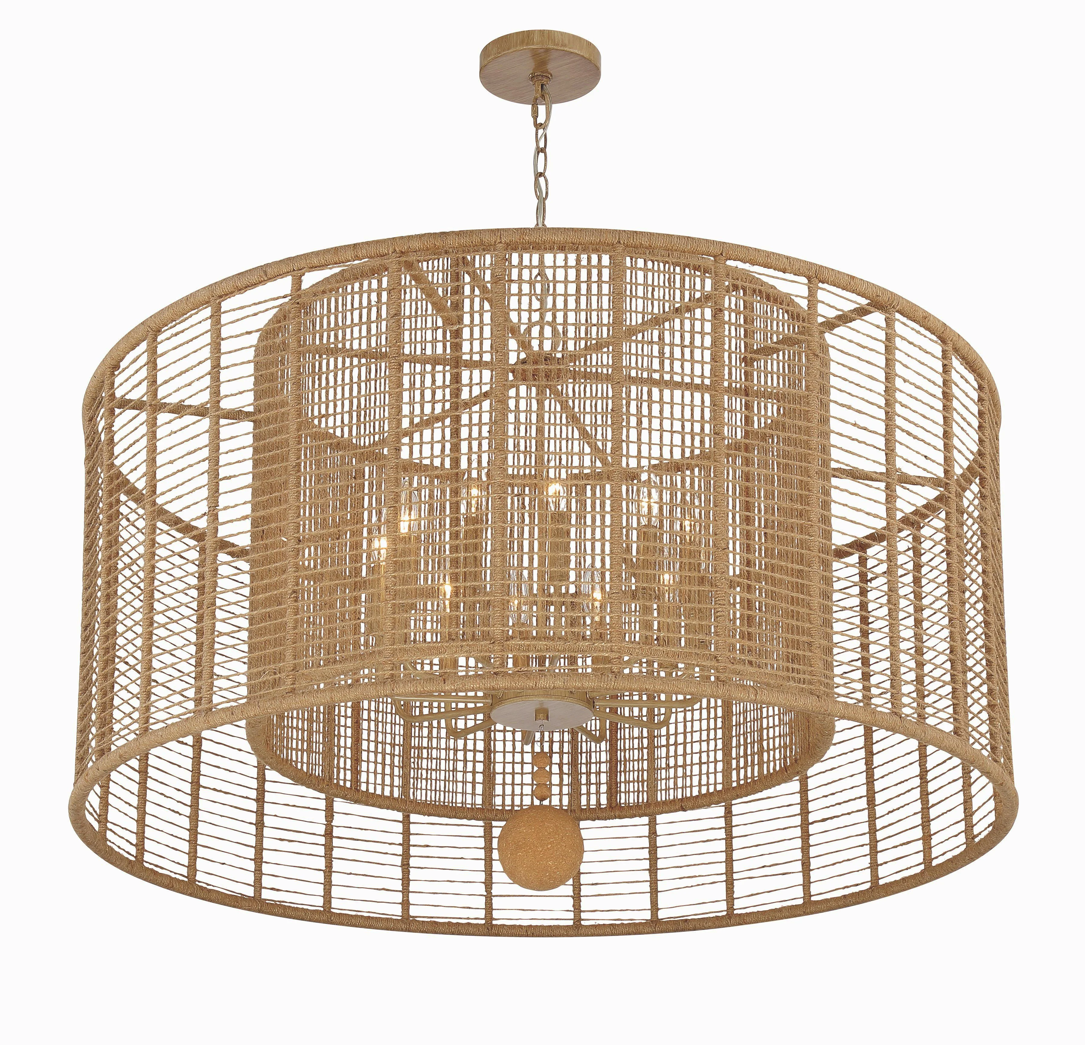 Crystorama Jayna 42.75'' Burnished Silver Chandelier - Image 4