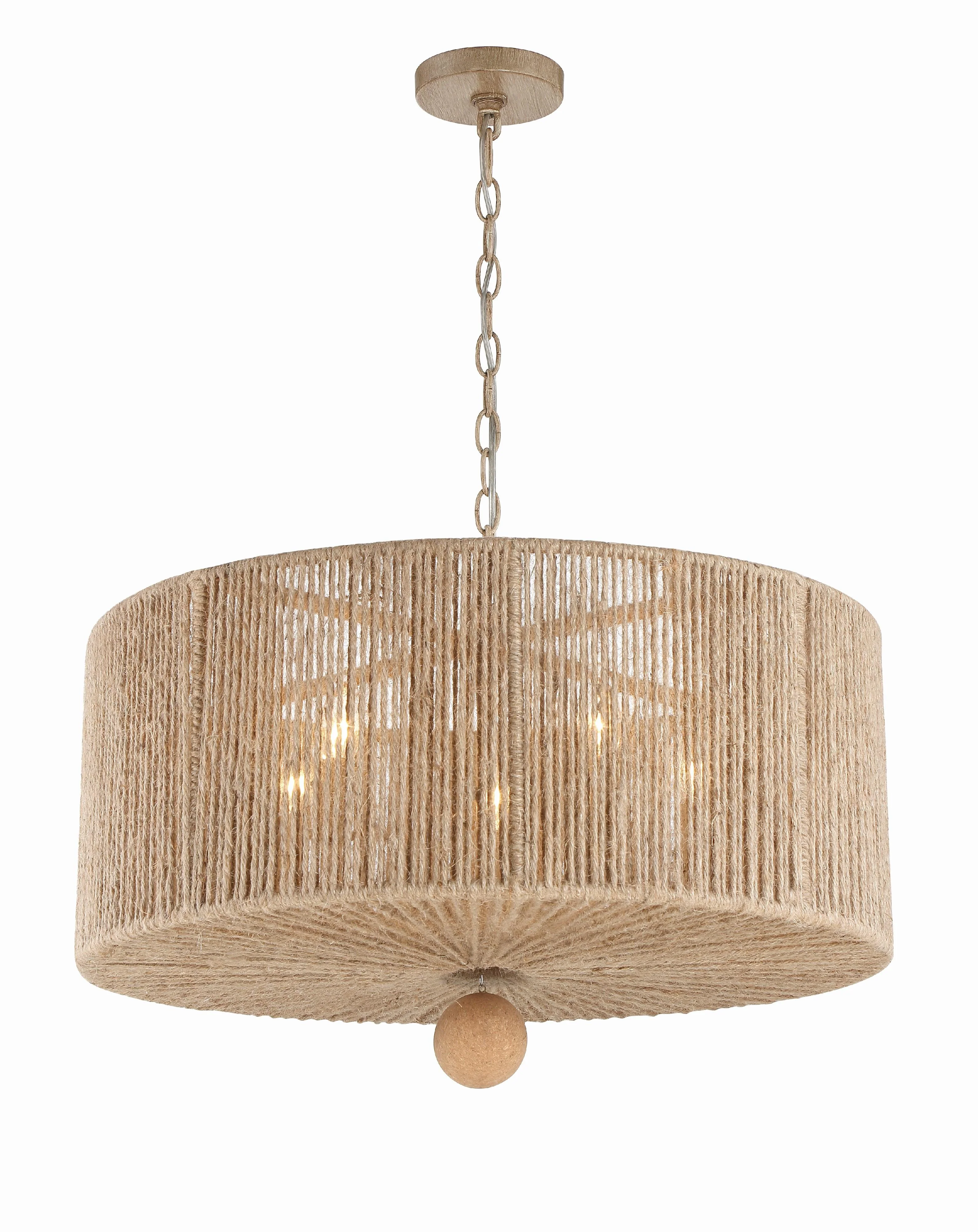 Crystorama Jessa 24'' Burnished Silver Chandelier