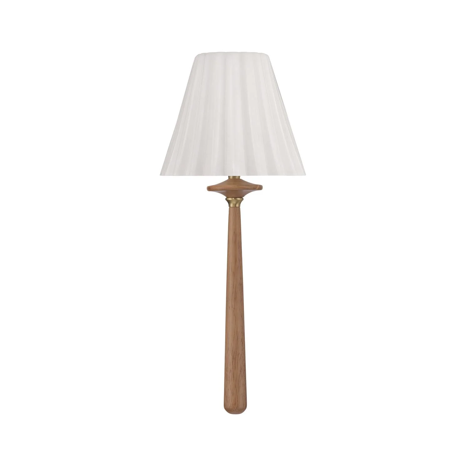Crystorama Jules 7.5'' Led Aged Brass + Wood Sconce - Image 2