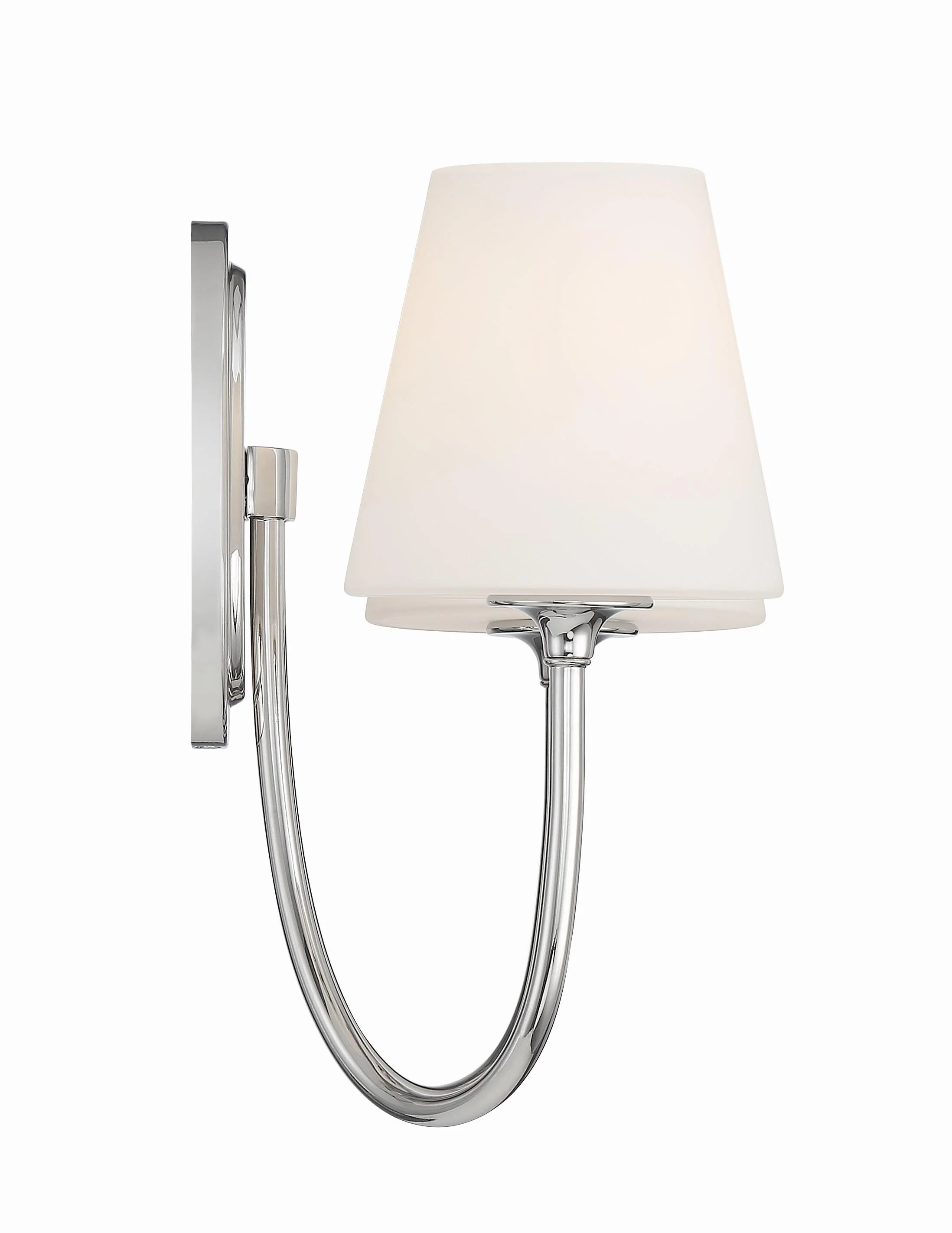 Crystorama Juno 15'' Polished Nickel Sconce - Image 5