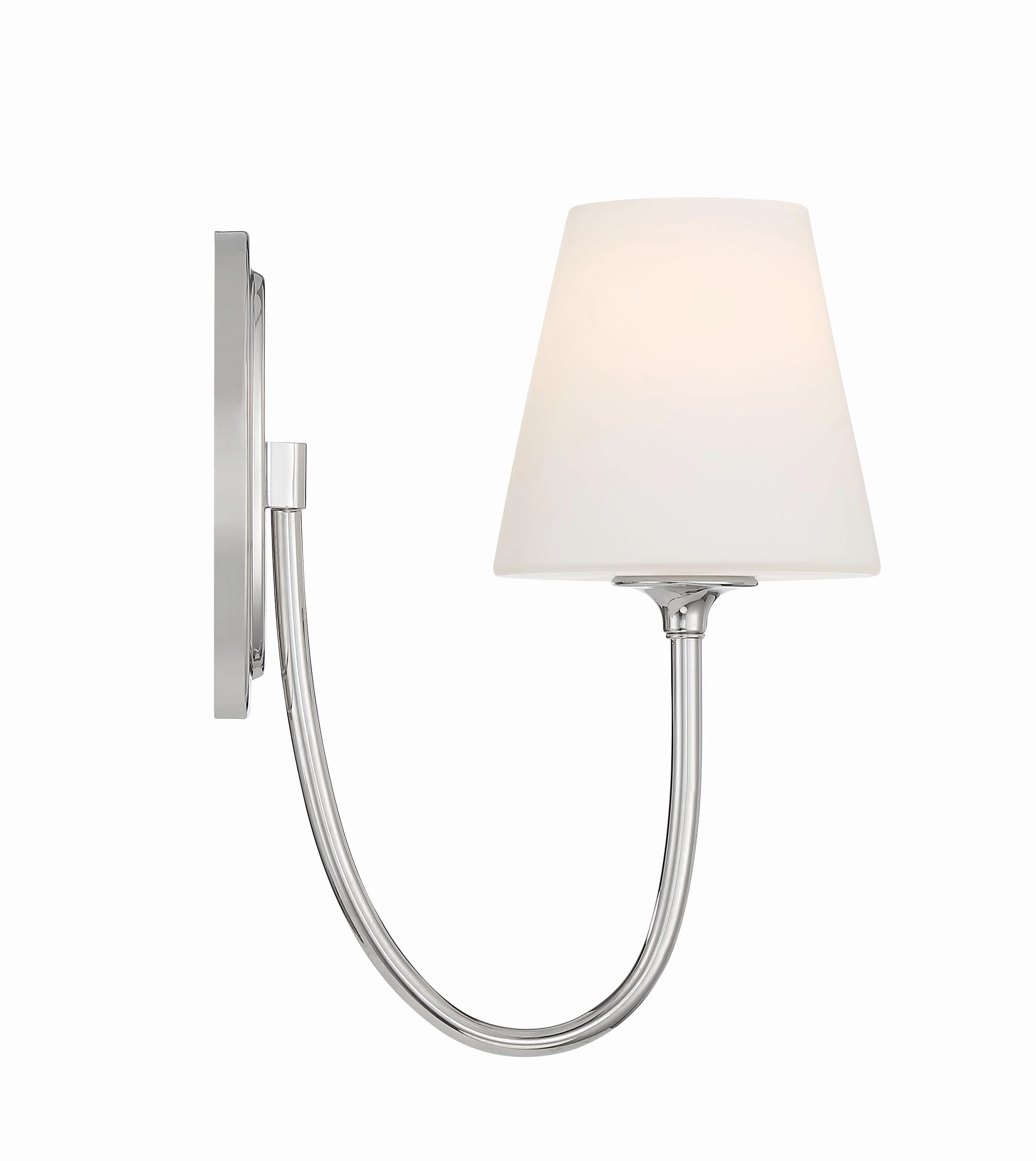 Crystorama Juno 6'' Polished Nickel Sconce - Image 3