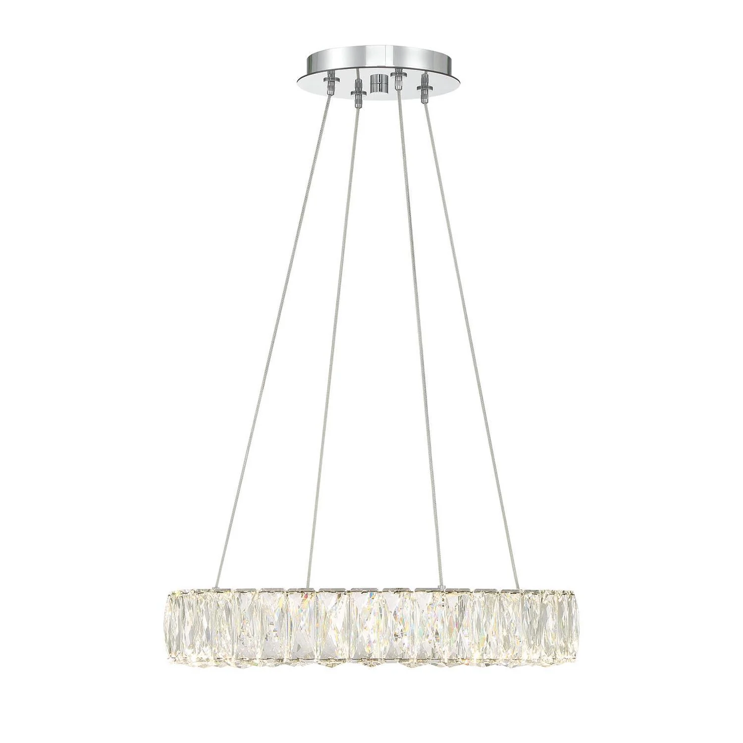 Crystorama Kinsley 18'' Polished Chrome Chandelier - Image 4