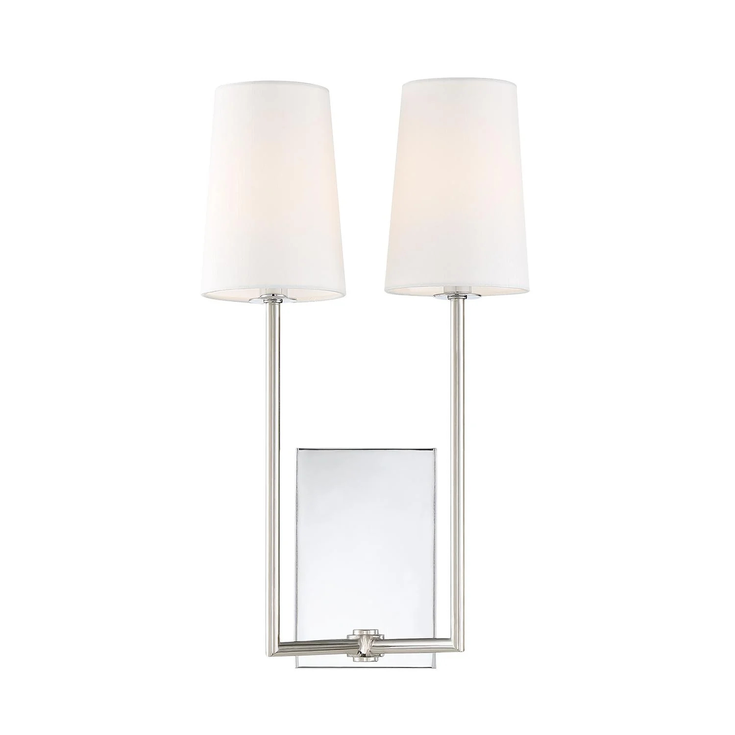 Crystorama Lena 10'' Polished Chrome Sconce - Image 2