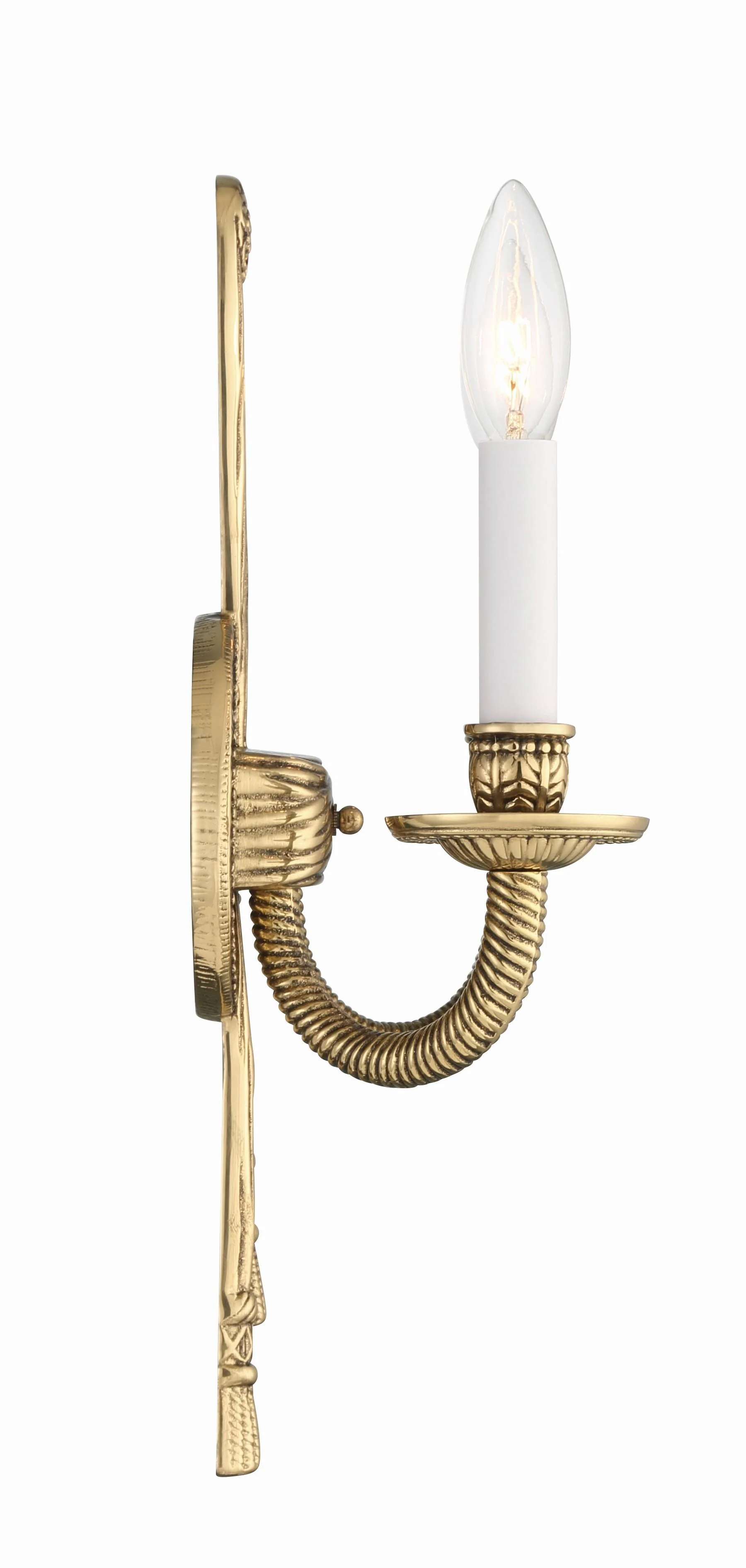Crystorama Lexsi 8'' Olde Brass Sconce - Image 3