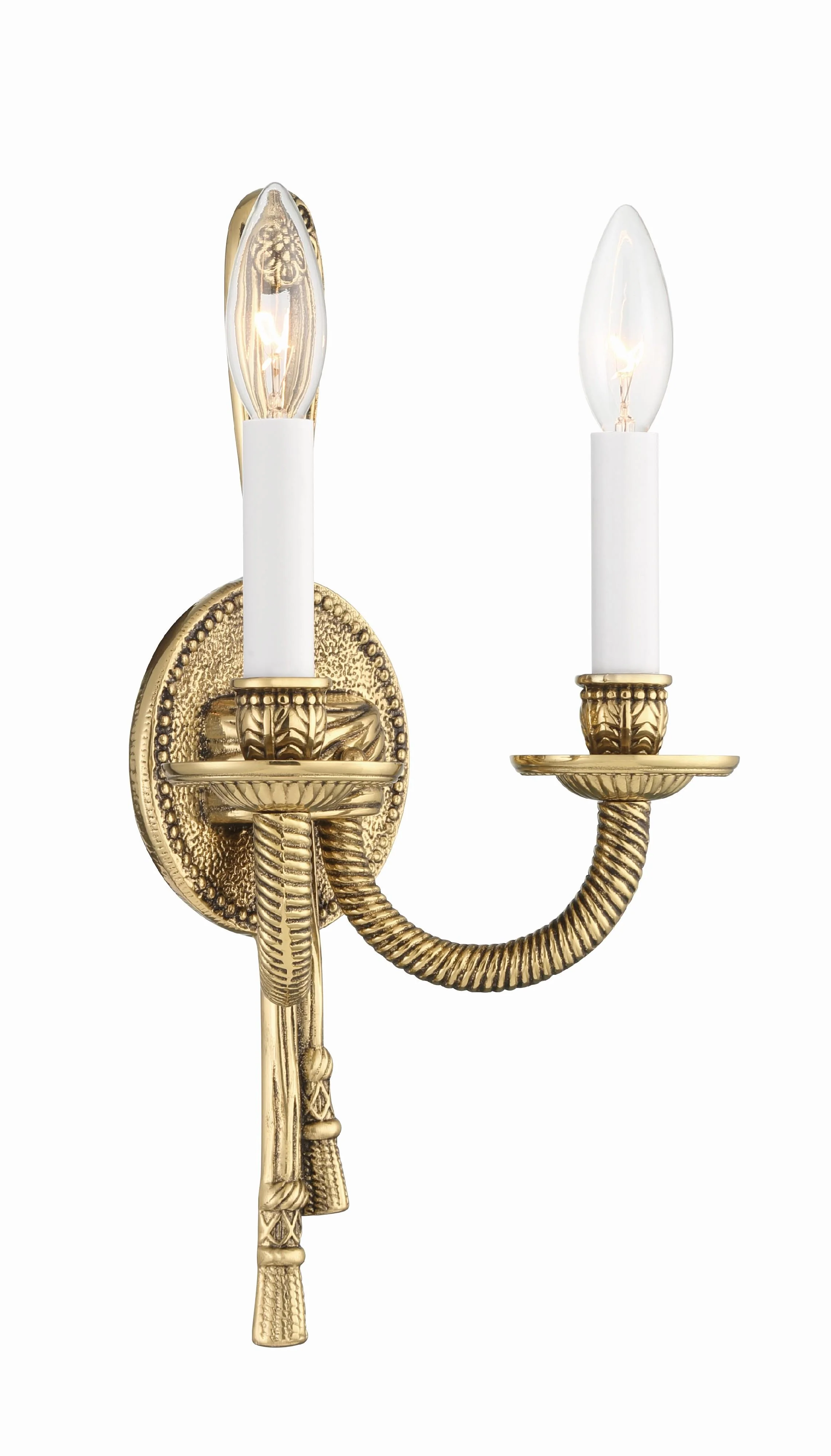Crystorama Lexsi 8'' Olde Brass Sconce - Image 5