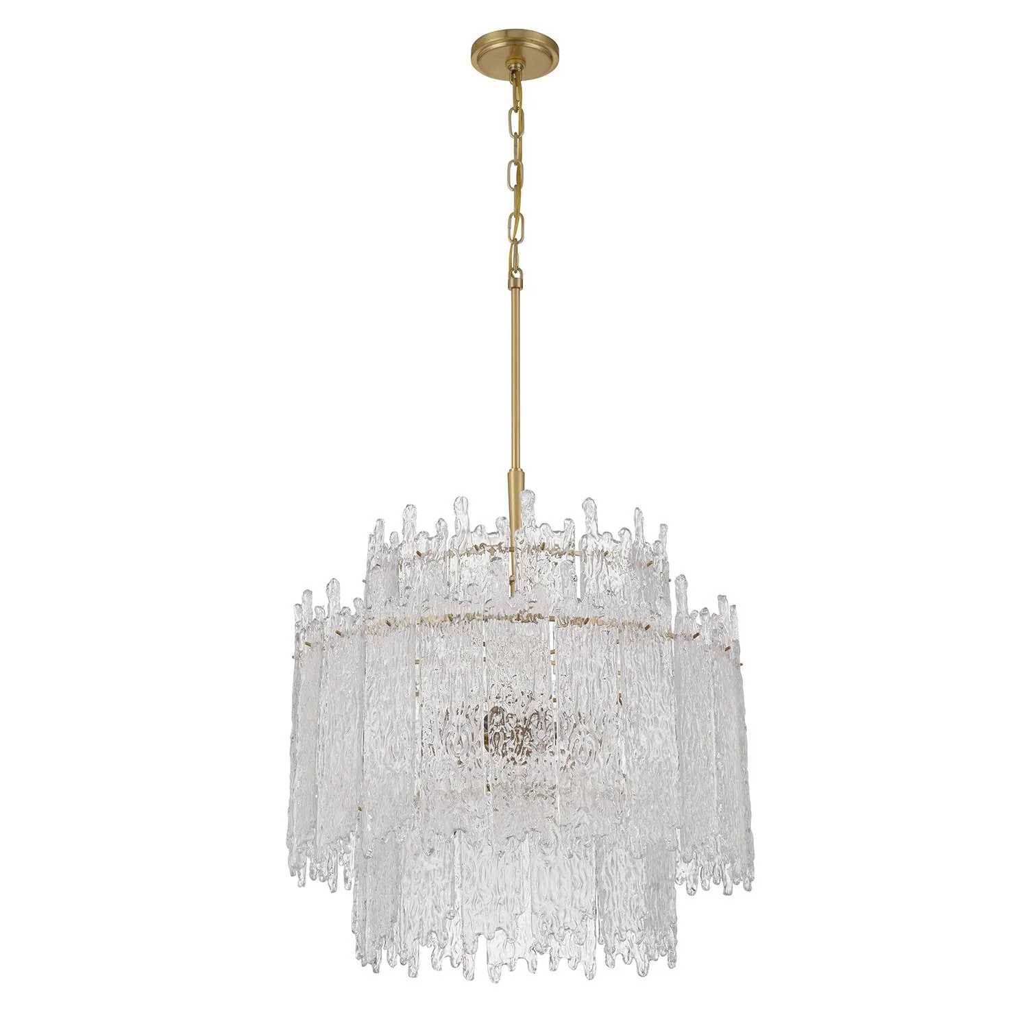 Crystorama Libby Langdon Ackerly 23.5'' Aged Brass Chandelier - Image 3