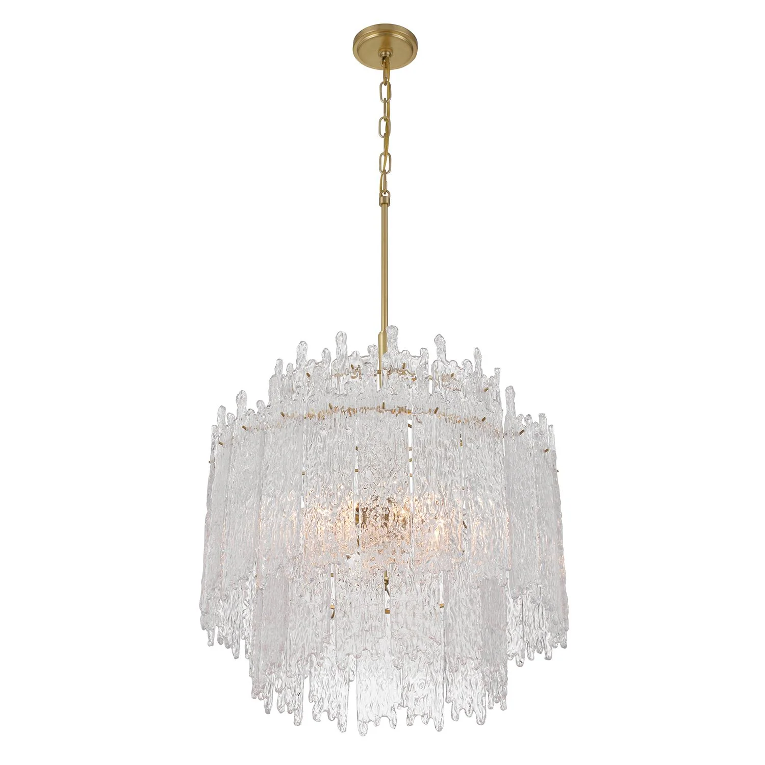 Crystorama Libby Langdon Ackerly 23.5'' Aged Brass Chandelier - Image 5