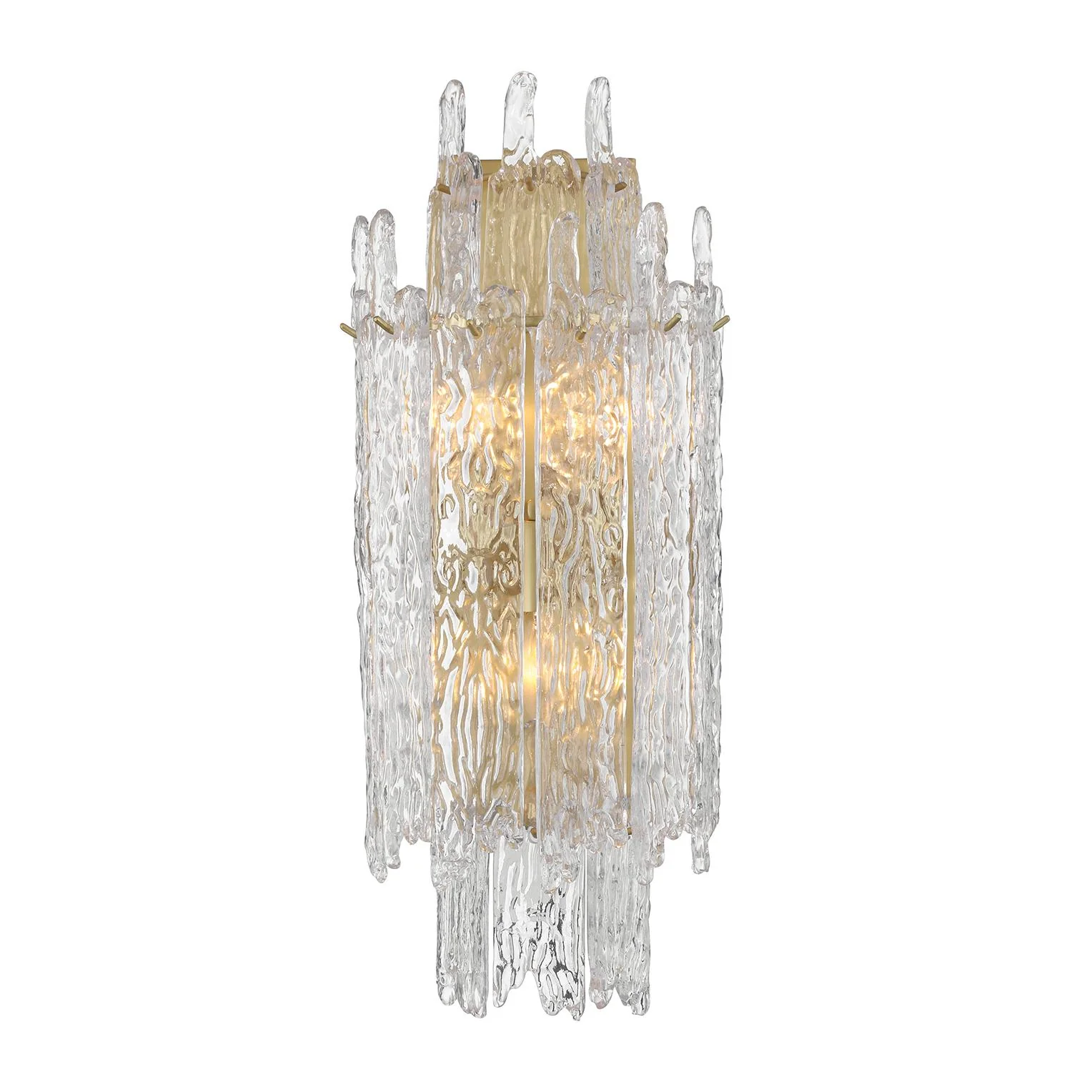 Crystorama Libby Langdon Ackerly 7.5'' Aged Brass Sconce