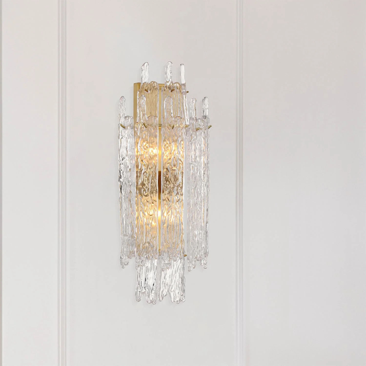 Crystorama Libby Langdon Ackerly 7.5'' Aged Brass Sconce - Image 3