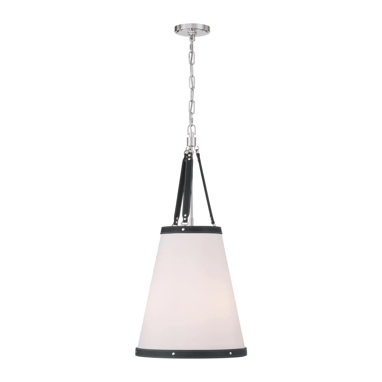Crystorama Libby Langdon Callahan 14.25'' Polished Nickel Pendant - Image 5