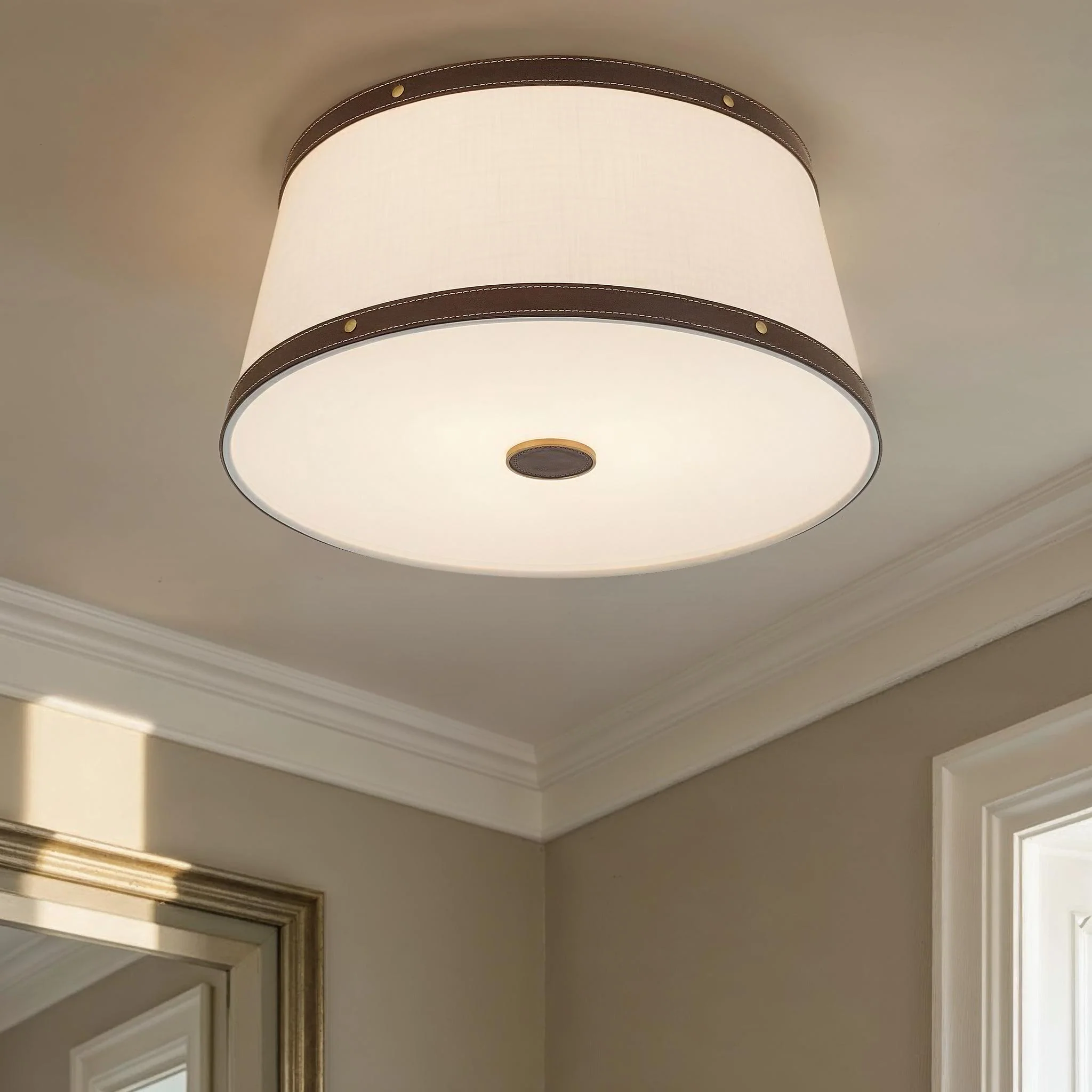 Crystorama Libby Langdon Callahan 17'' Luxe Gold Flush Mount - Image 2