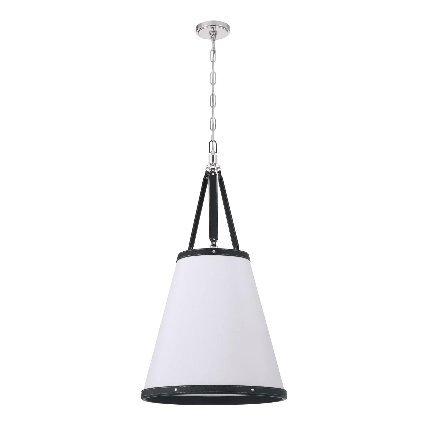 Crystorama Libby Langdon Callahan 18'' Polished Nickel Pendant - Image 3