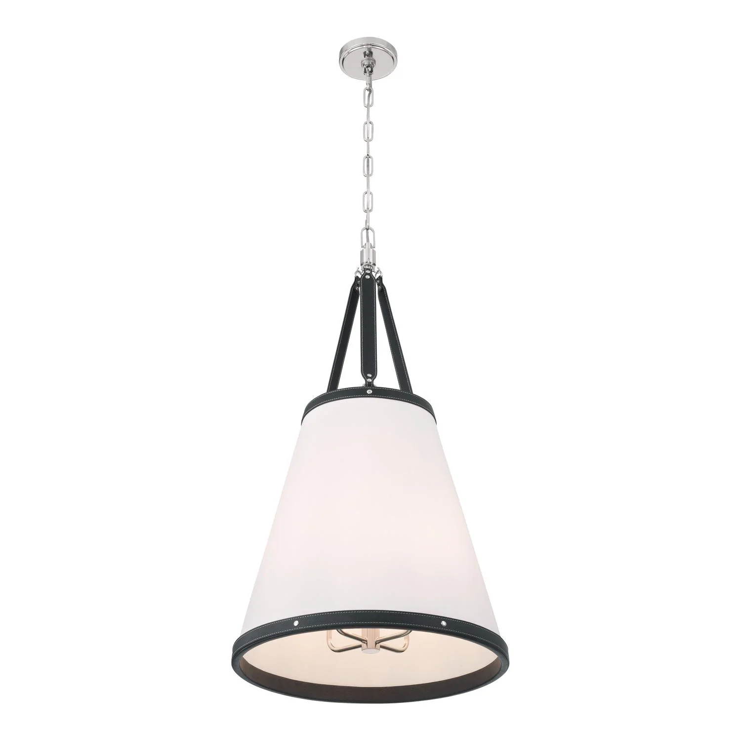 Crystorama Libby Langdon Callahan 18'' Polished Nickel Pendant - Image 5
